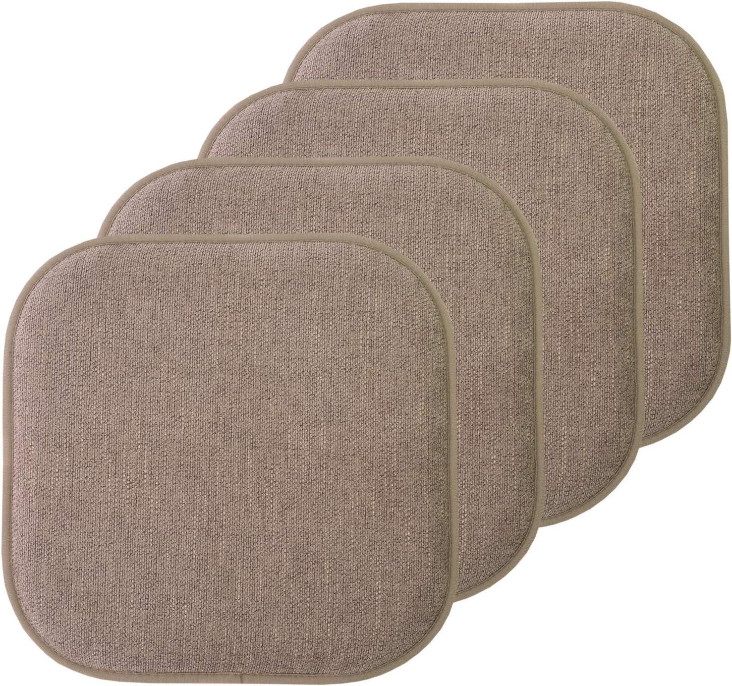 Alexis Memory Foam No Slip Back 16" x 16" Chair Pad Cushion