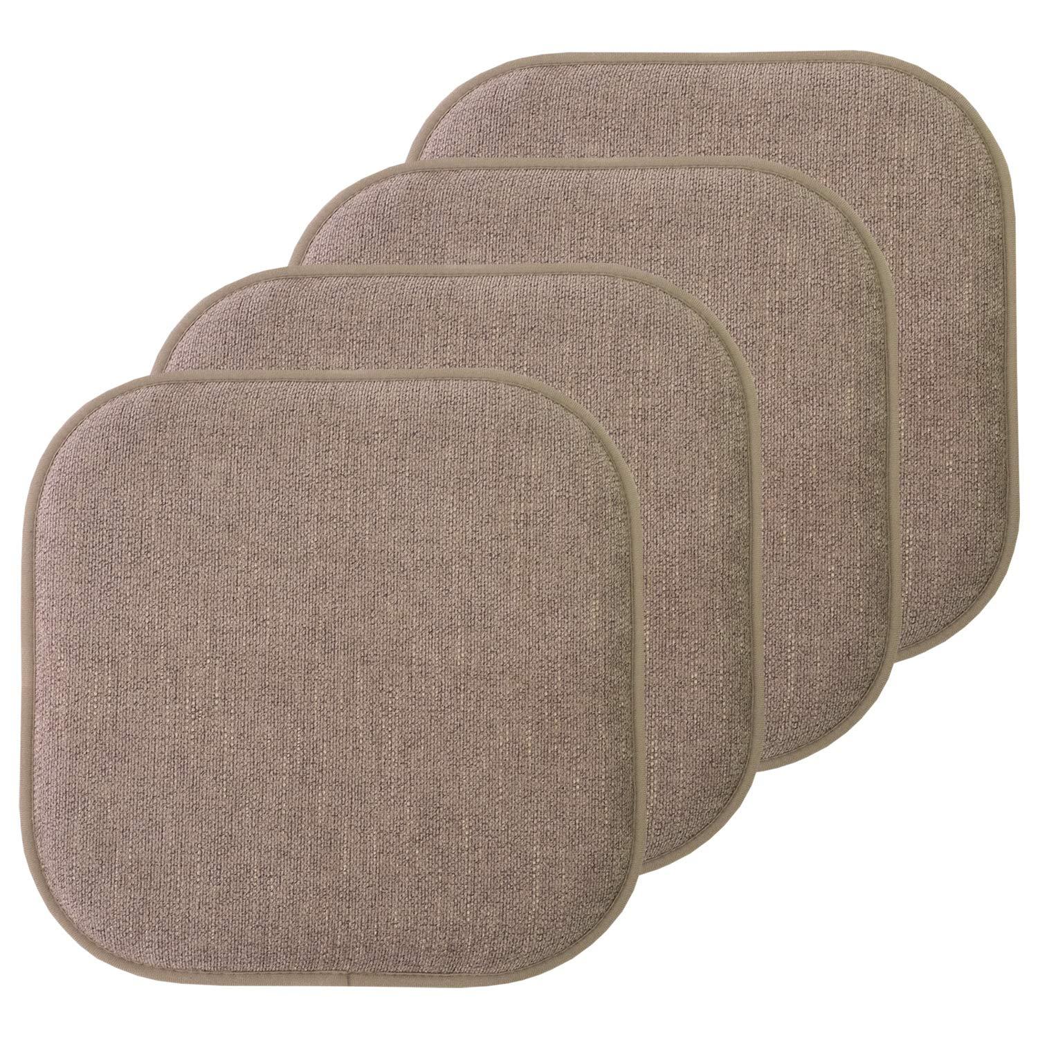 Alexis Memory Foam No Slip Back 16" x 16" Chair Pad Cushion
