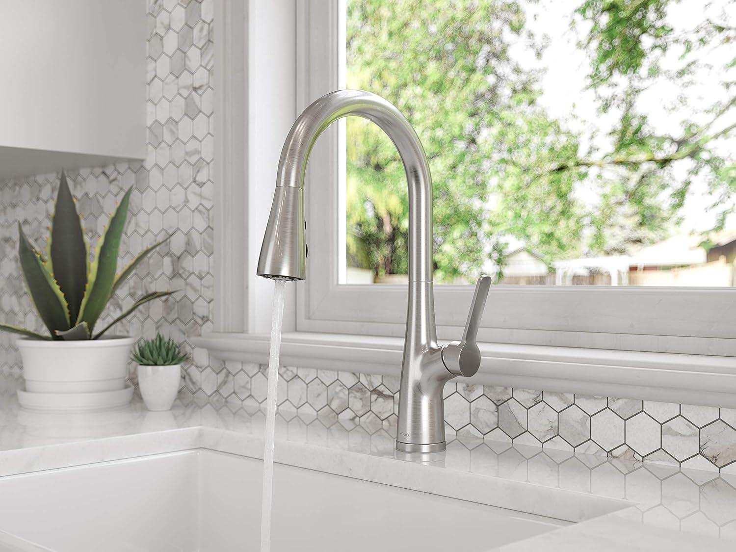 Neera Pull Down Single Handle Kitchen Faucet