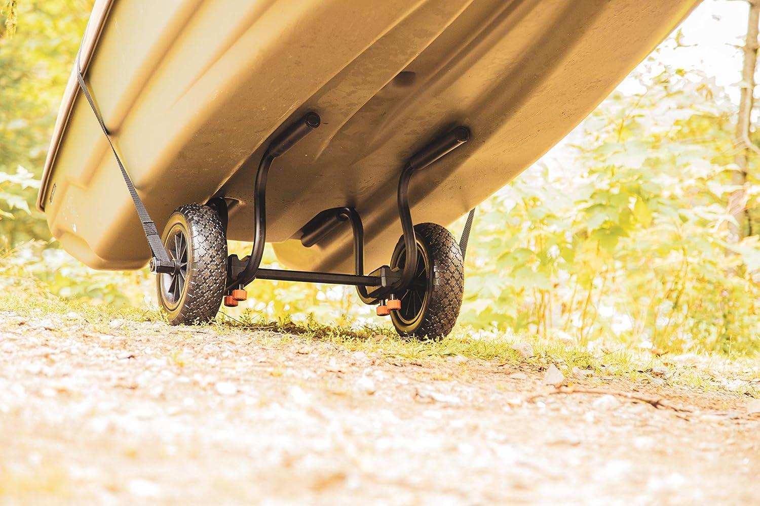 Pelican, Deluxe Cart for Canoe, Kayak and SUP, Black