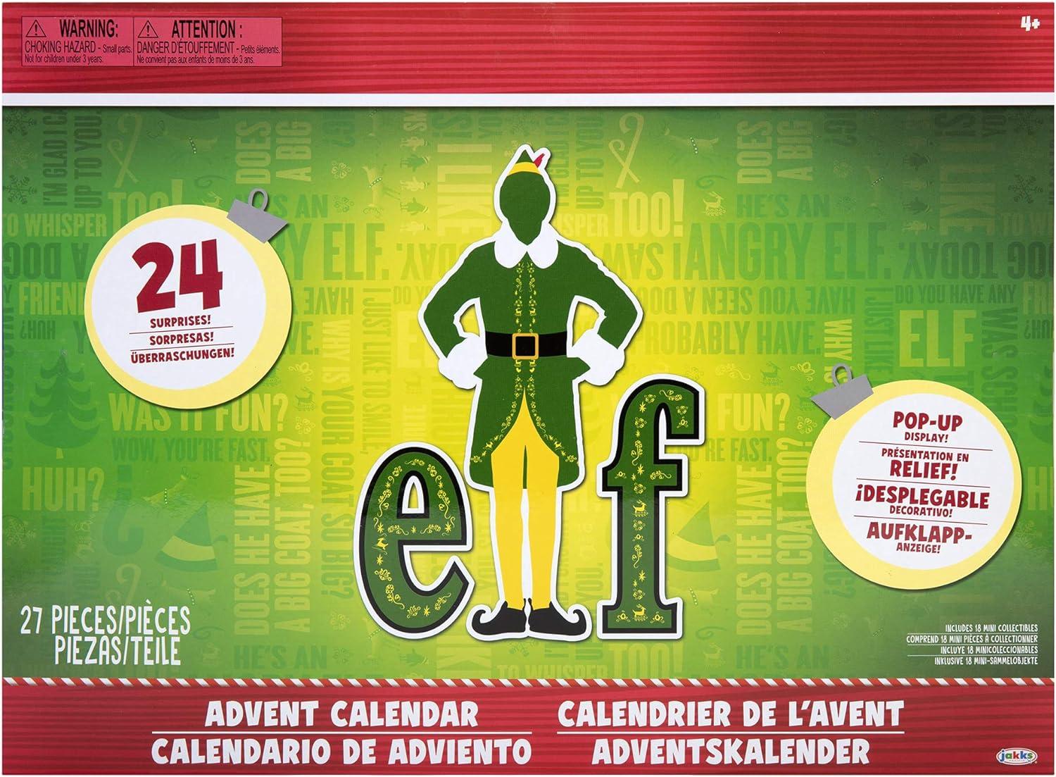 Elf Collectible Advent Calendar with 24 Surprises