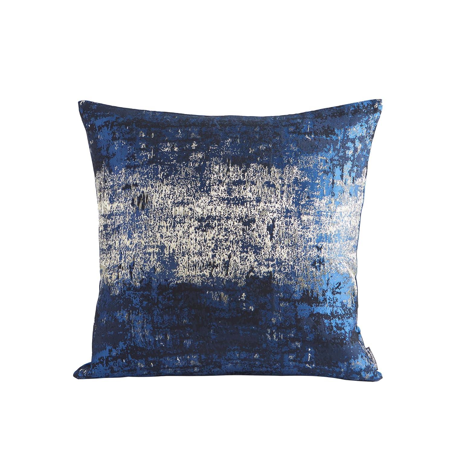 THE-TINOART Glam Jacquard & Velvet Throw Square Accent Pillow Cover 20"x20" 1Piece