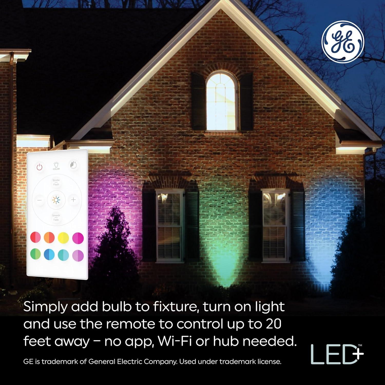 GE LED+ Color Changing PAR38 LED Outdoor Floodlight Bulb