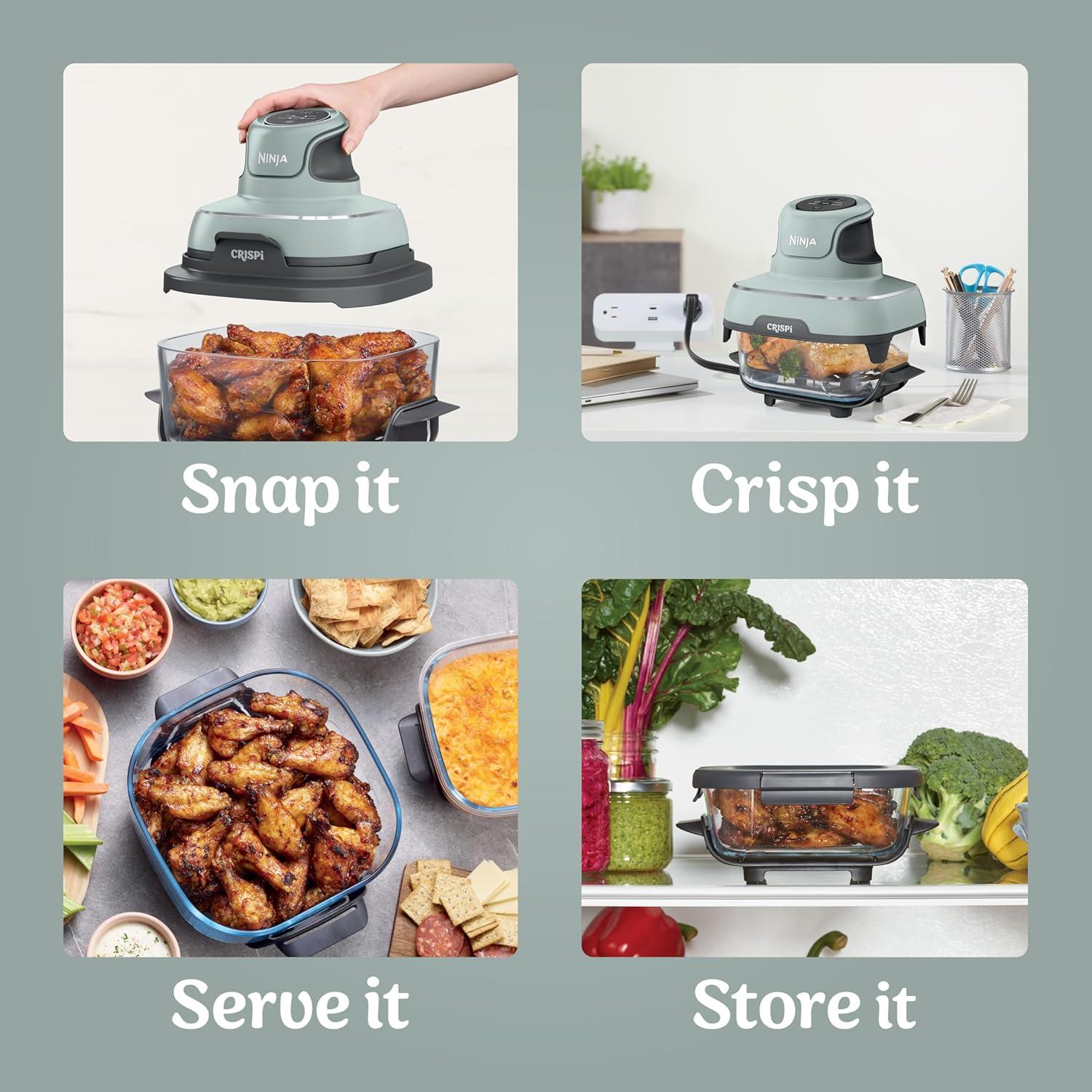Ninja Crispi Portable Cooking System Sage Green - FN101SG