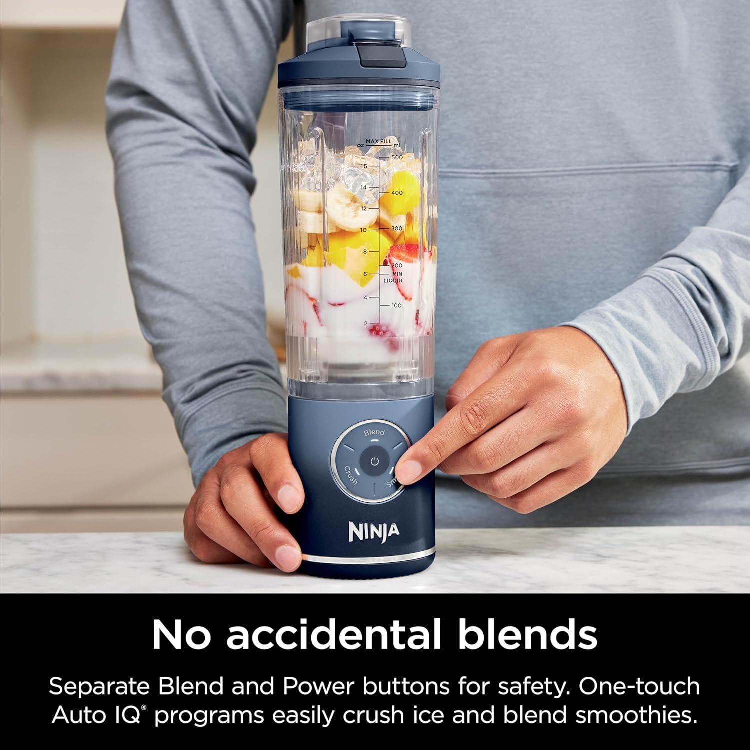 Ninja Blast 22oz Max Portable Blender Deep Navy BC251NV