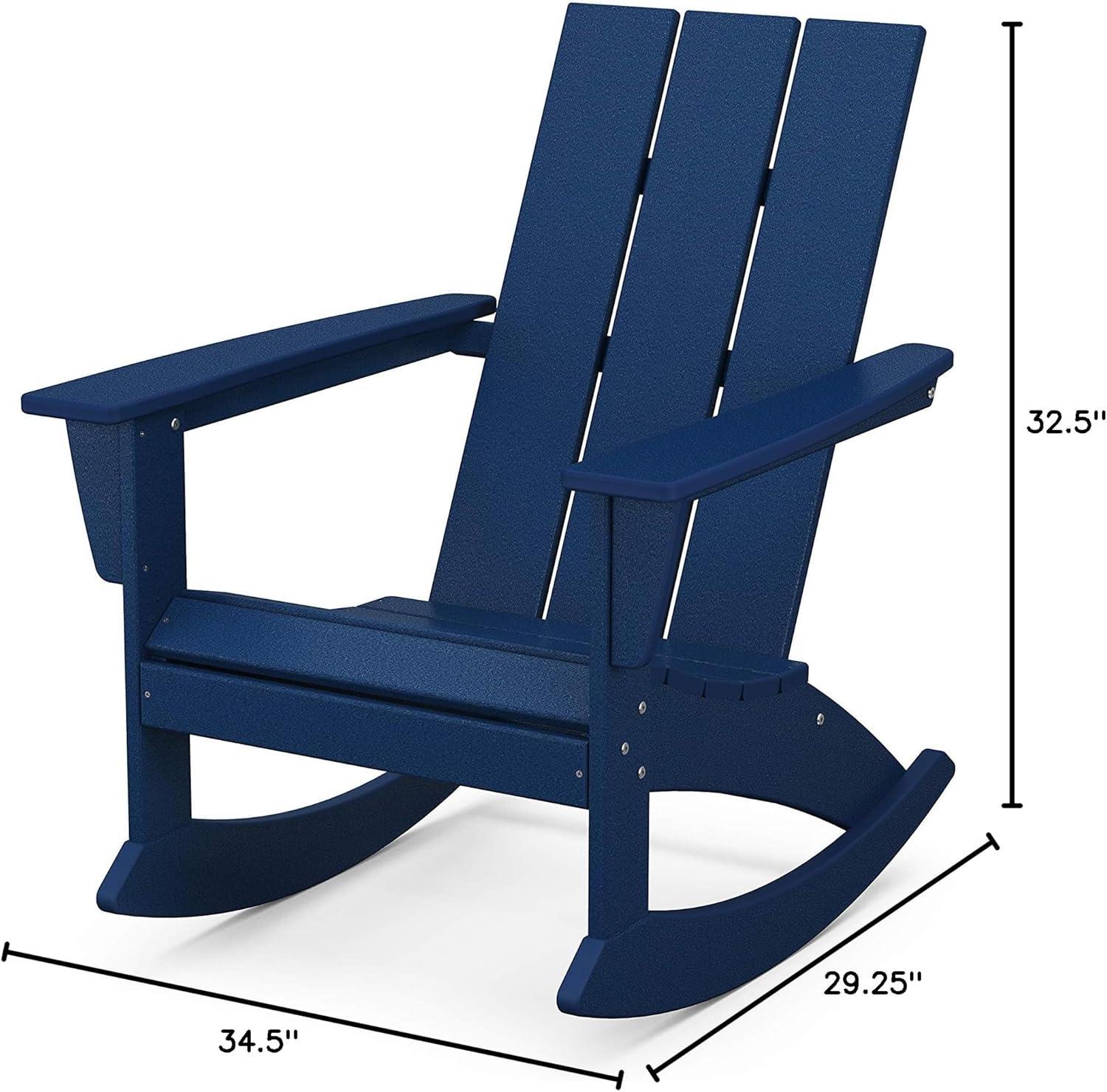 Modern Adirondack Rocking Chair