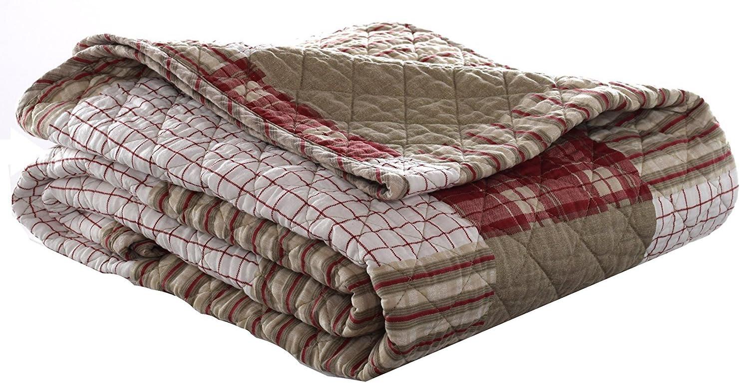 Eddie Bauer Camano Island Quilted Cotton Throw Blanket