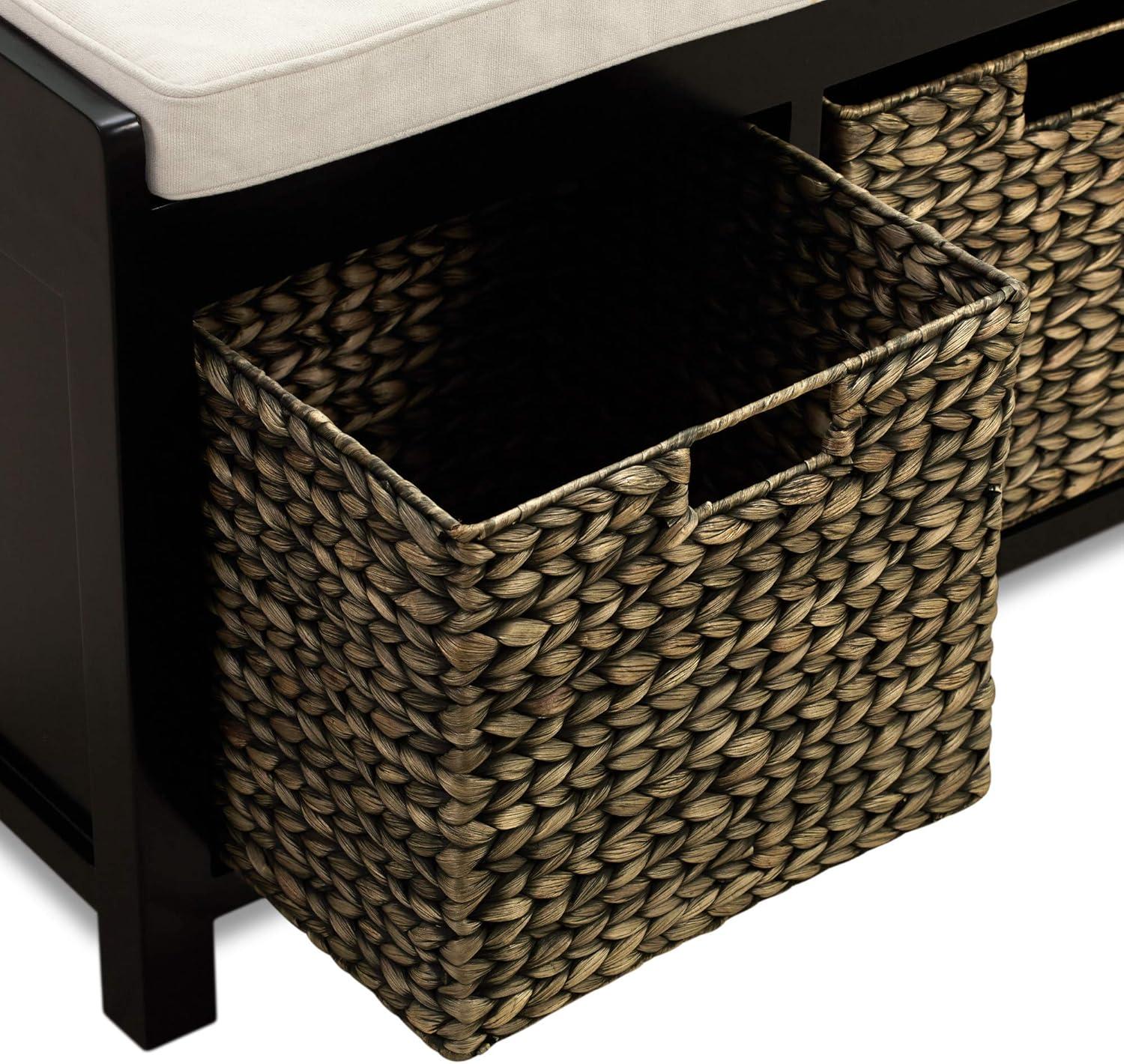 Griffin Upholstered Cubby Storage Bench