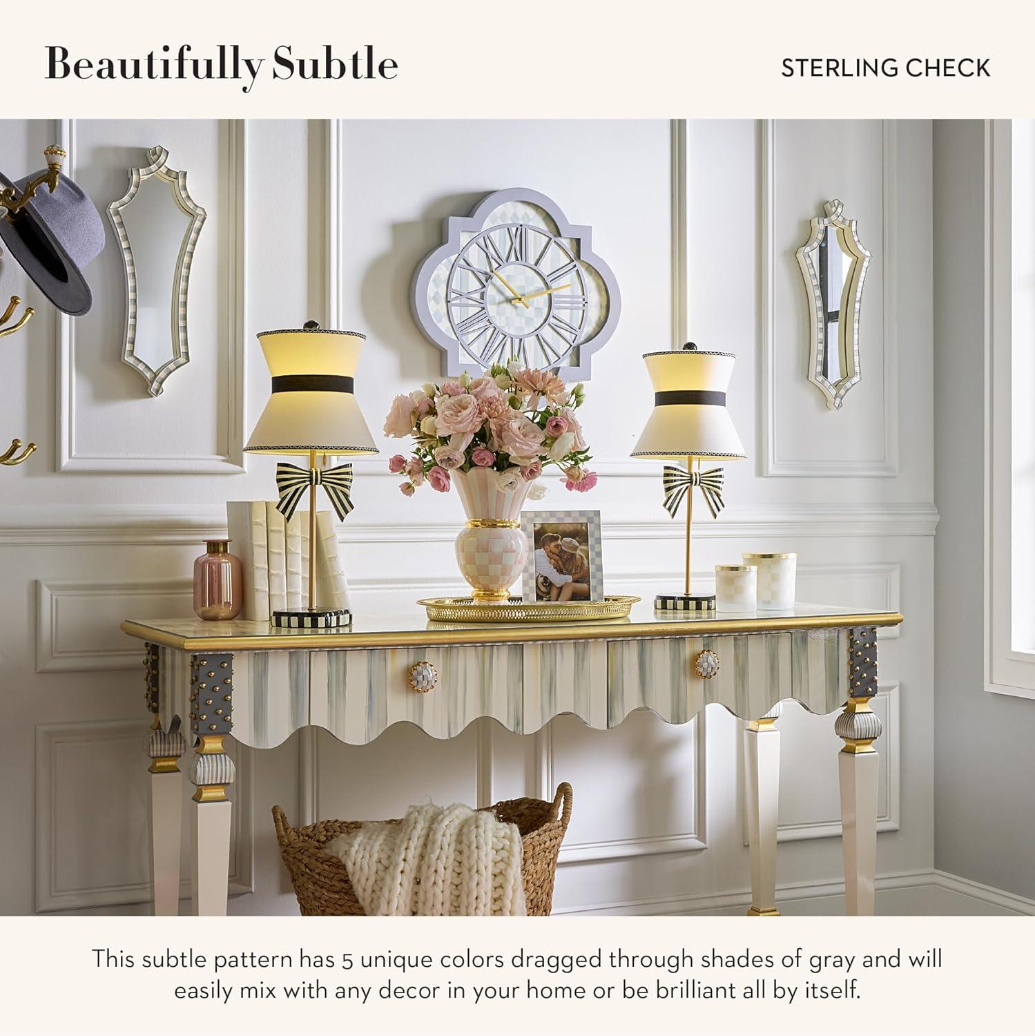 MacKenzie-Childs Sterling Check Plated 5"X7" Frame