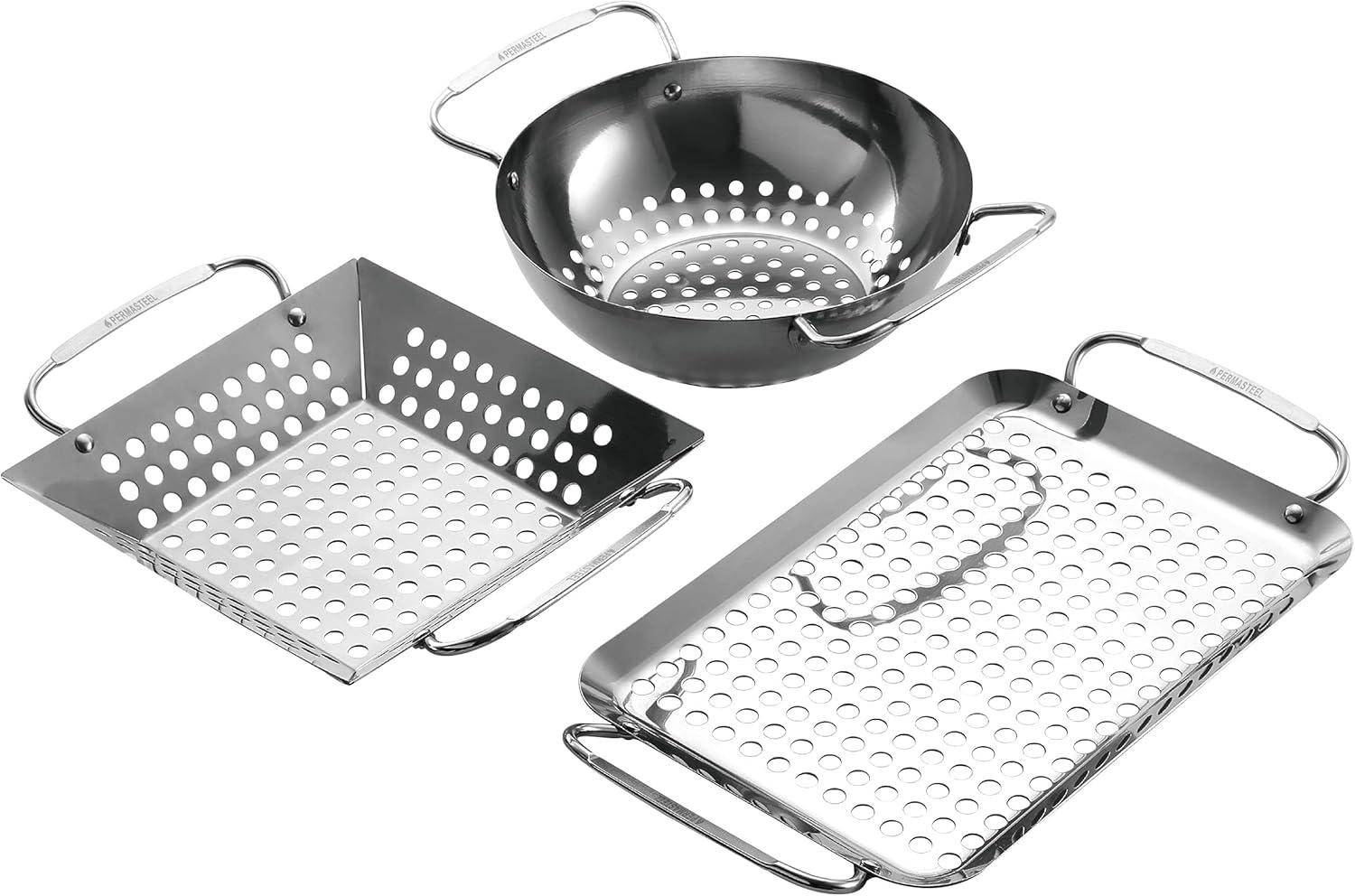 Permasteel Permasteel Heavy Duty Large Grilling Basket