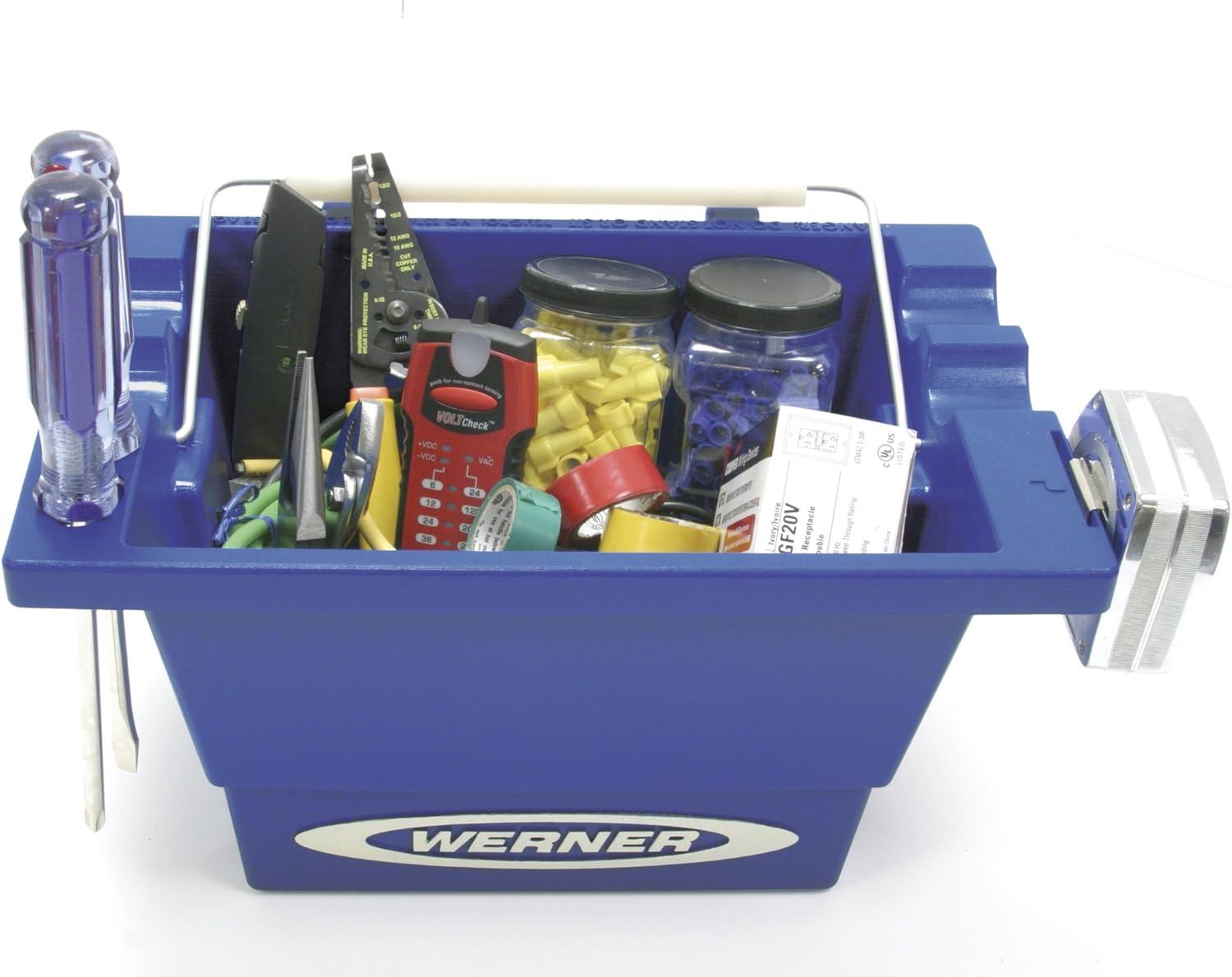 Werner Blue Plastic 25 lb Capacity Job Bucket