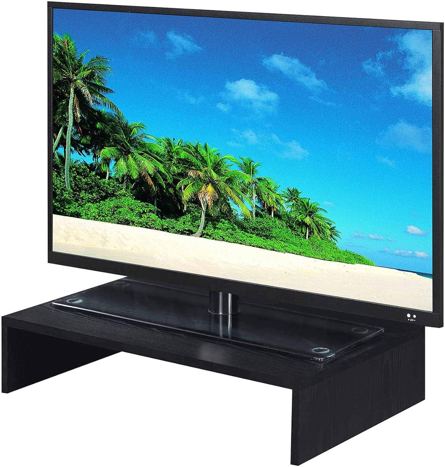 Convience Concept, Inc. Designs2Go Small TV/Monitor Riser for TVs up to 26 Inches Black