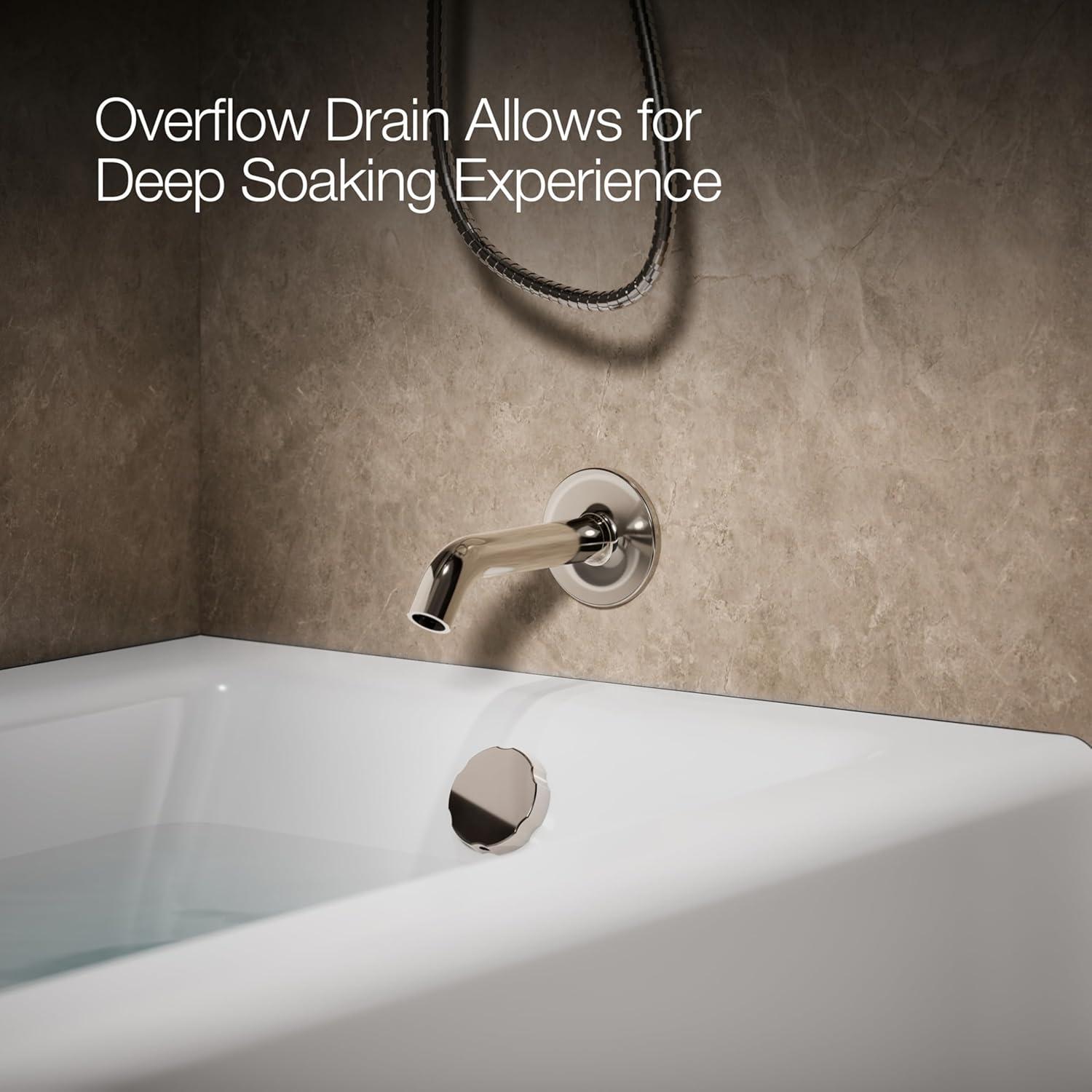 Kohler Avec 60 In. X 32 In. Alcove Bath, Right Drain K-25831-RA-0