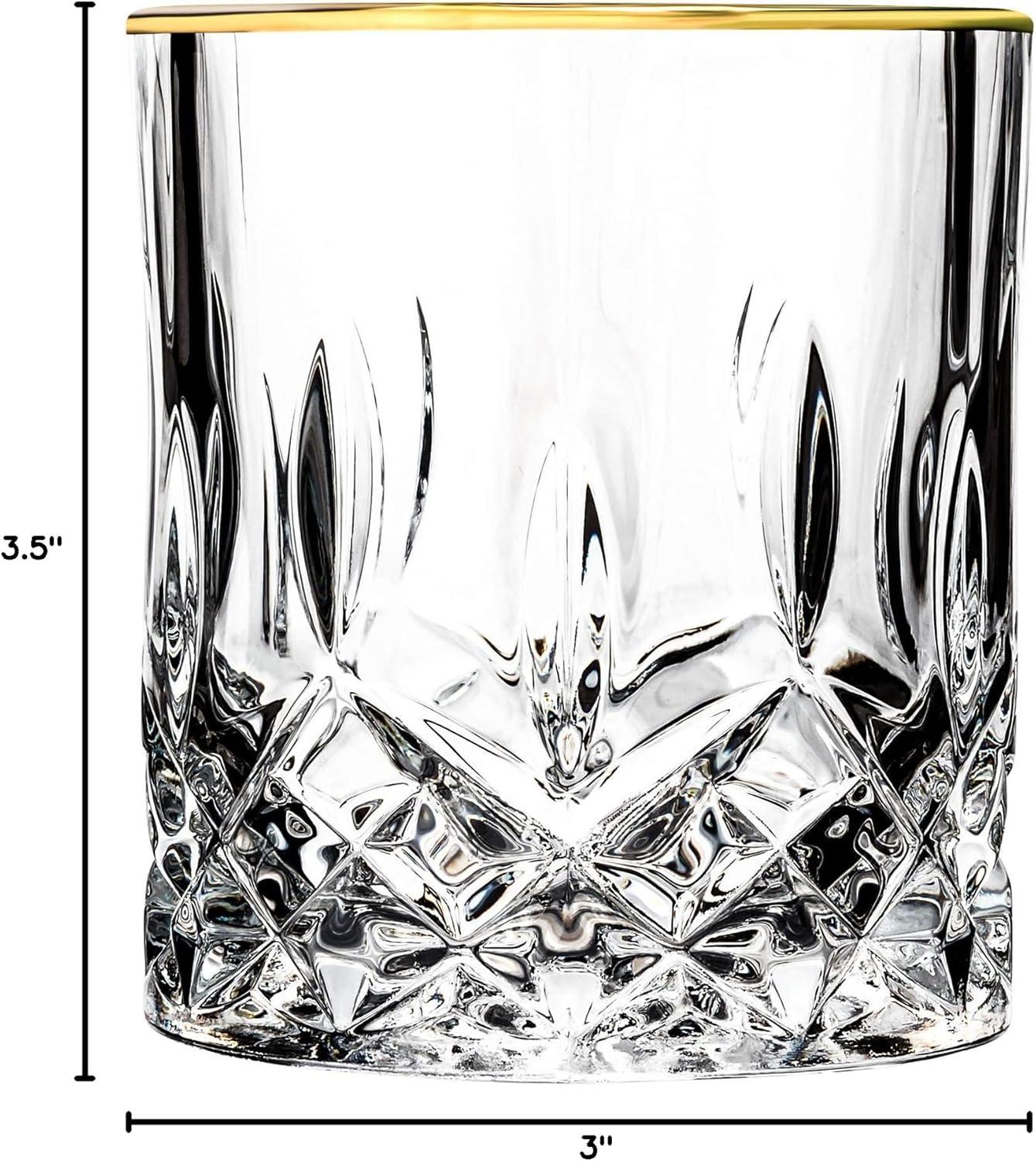 Opera 11oz. Crystal Whiskey Glass Set