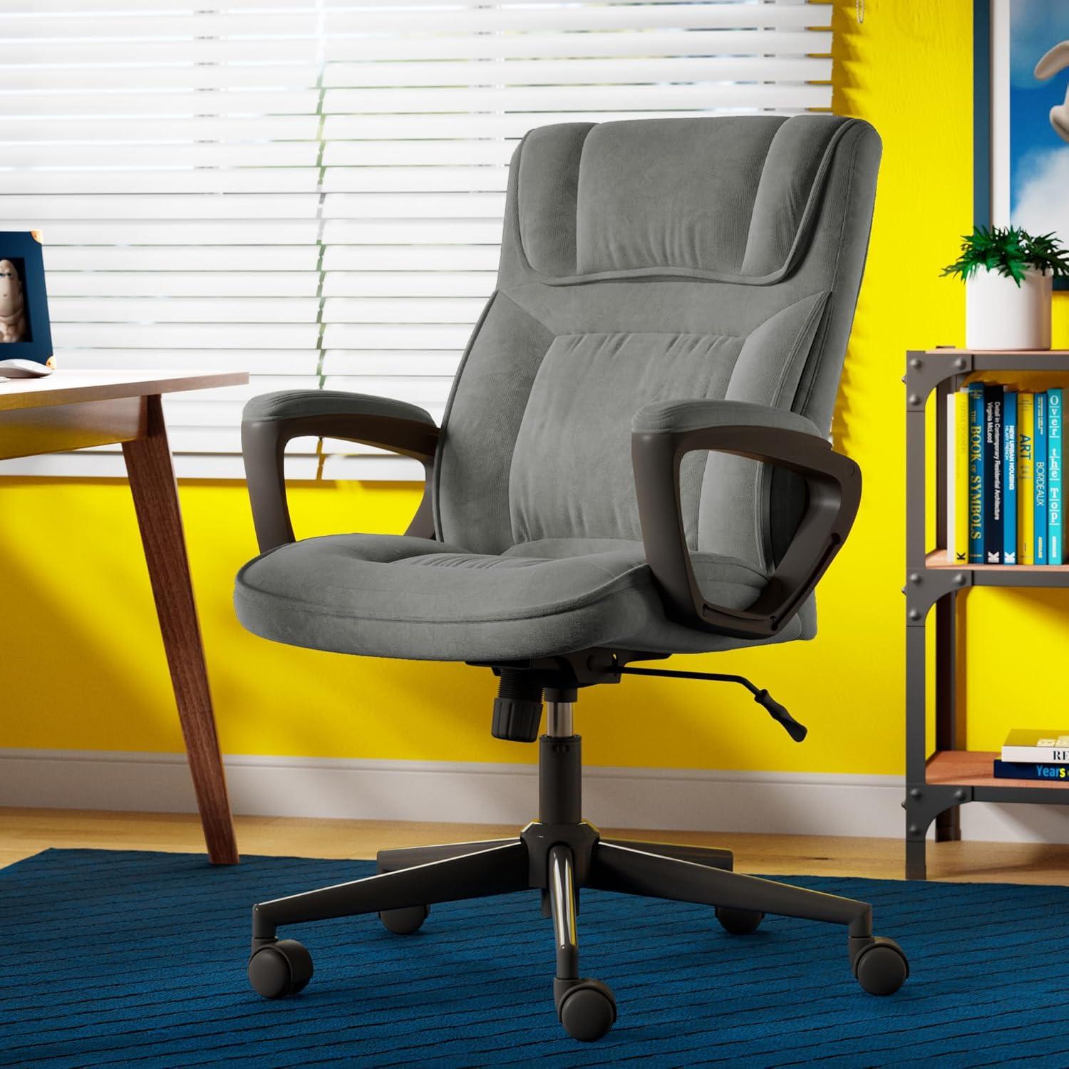 Serta Serta Hannah Executive Office Chair, Ergonomic Lumbar Support, Firm Seat Cushion, Deep Body Pillows