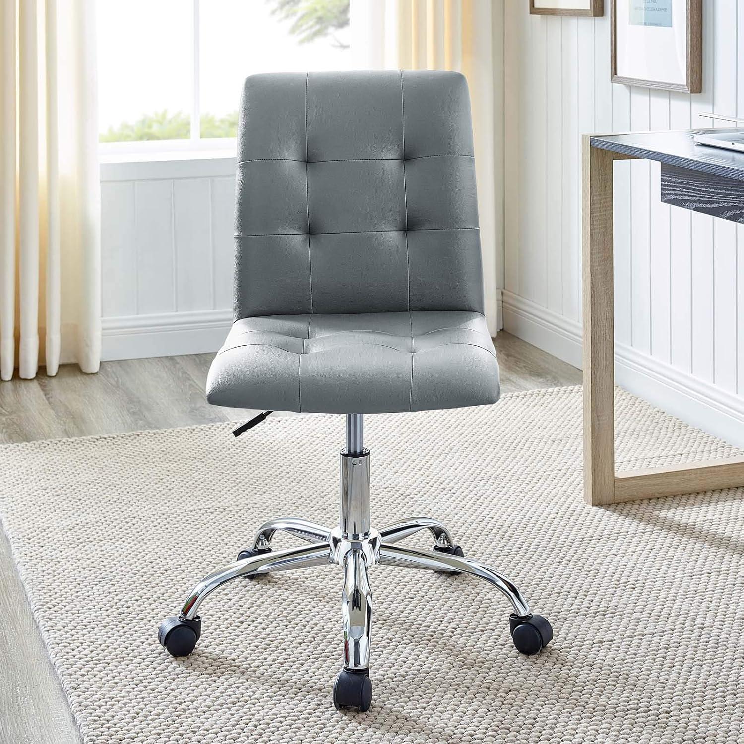 Modway Prim Armless Mid Back Office Chair