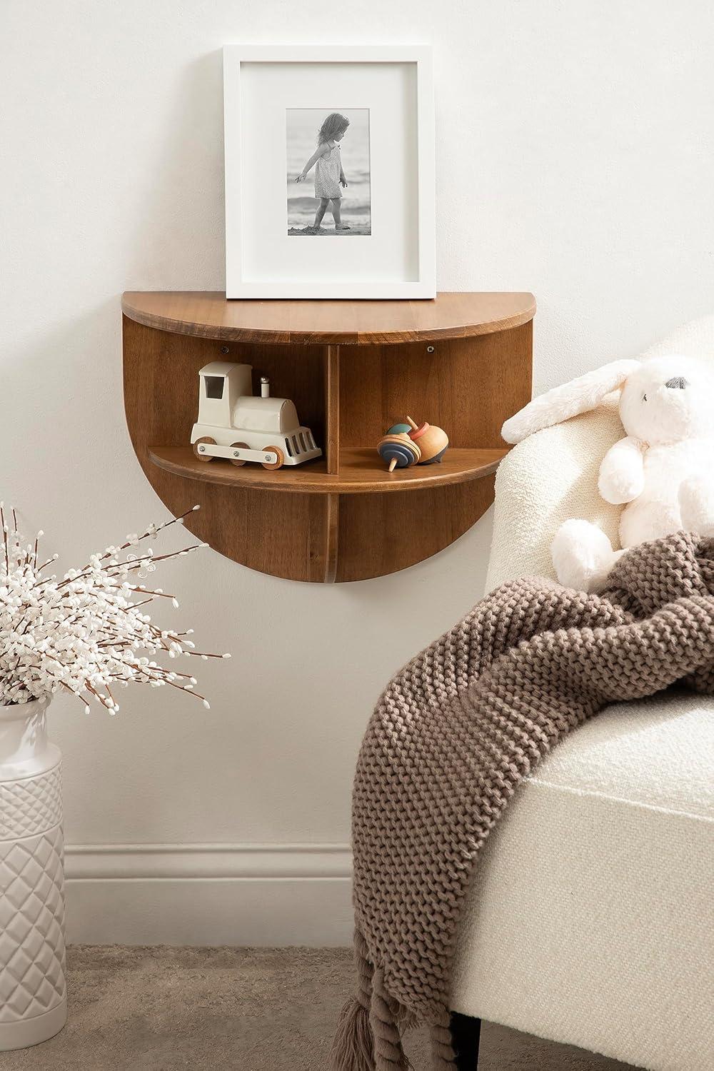 Kate and Laurel Jalla Wood Floating Side Table