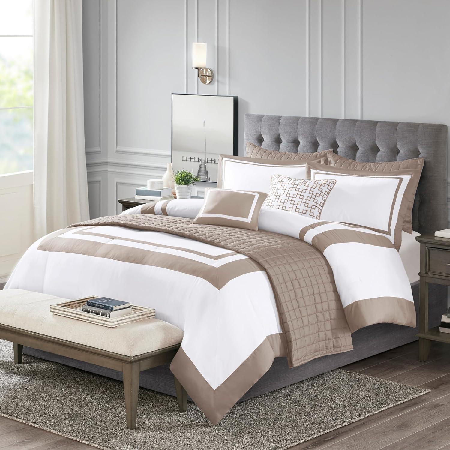 Heritage Luxurious 8 Piece Comforter and Quilt Set Collection