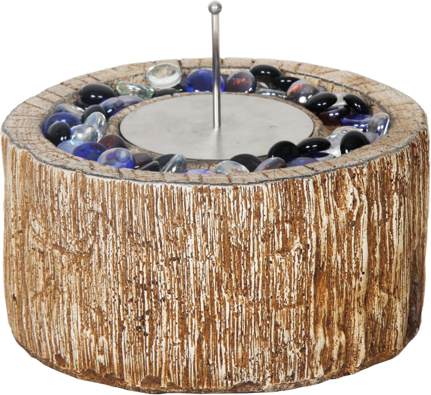 Afterglow Round TerraFab Tabletop Fire Bowl