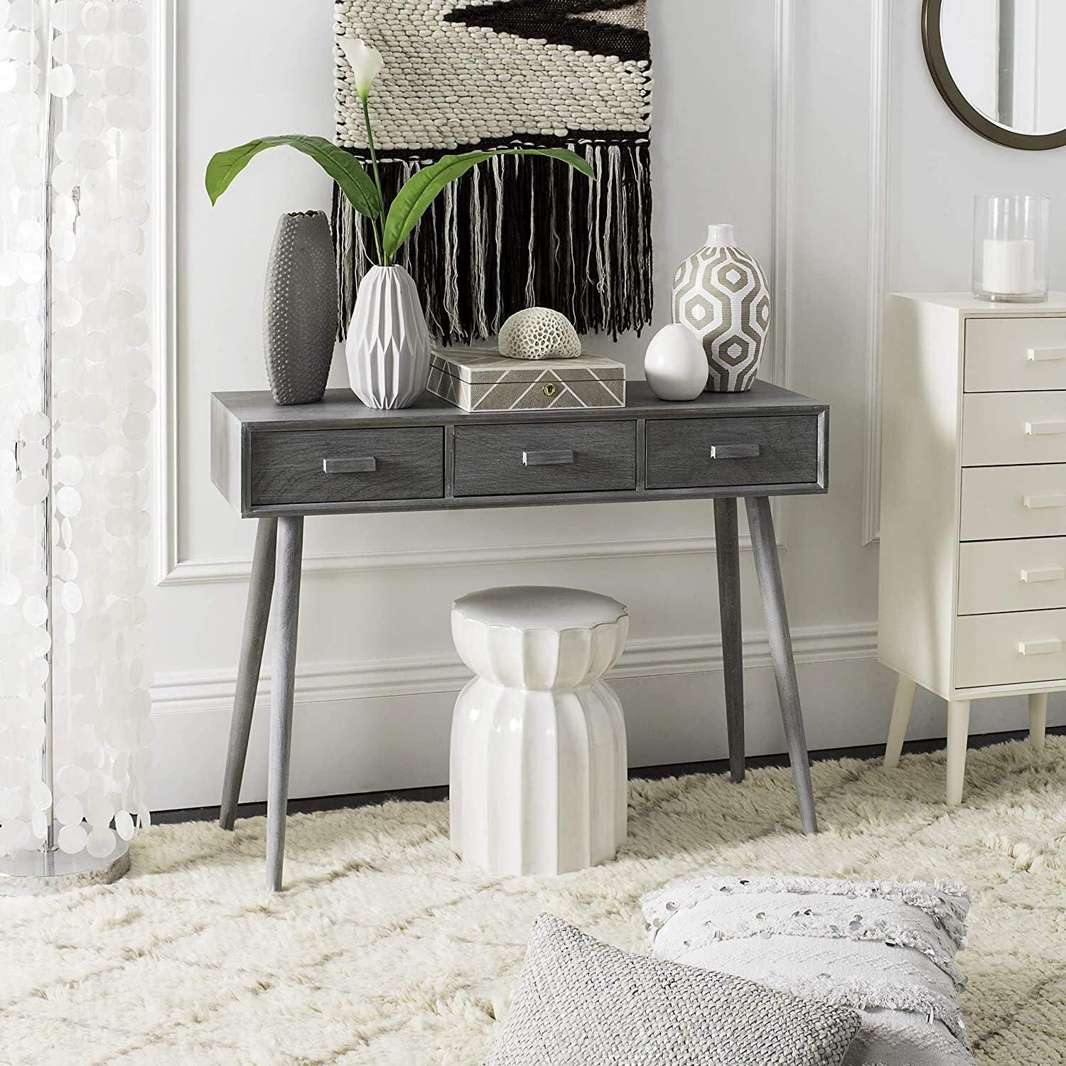 Albus 3 Drawer Console Table  - Safavieh