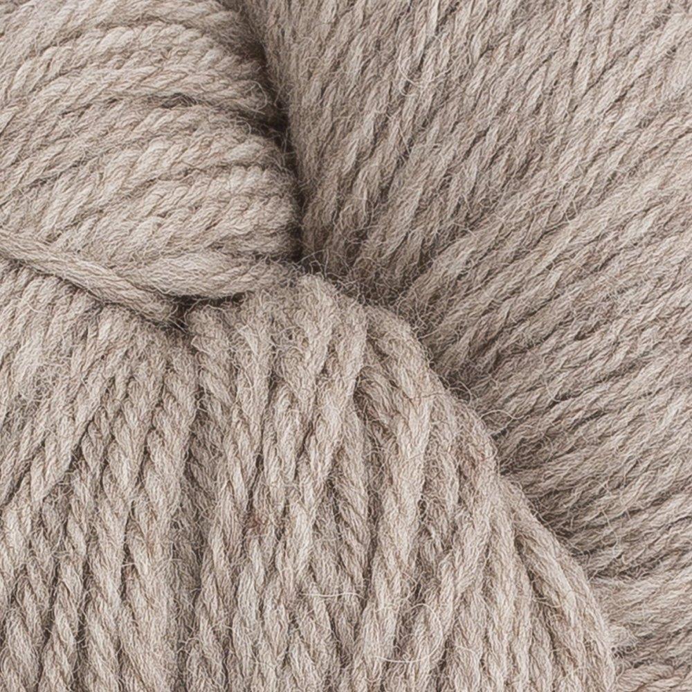 La Mia Medium Weight Beige Wool Yarn Skein