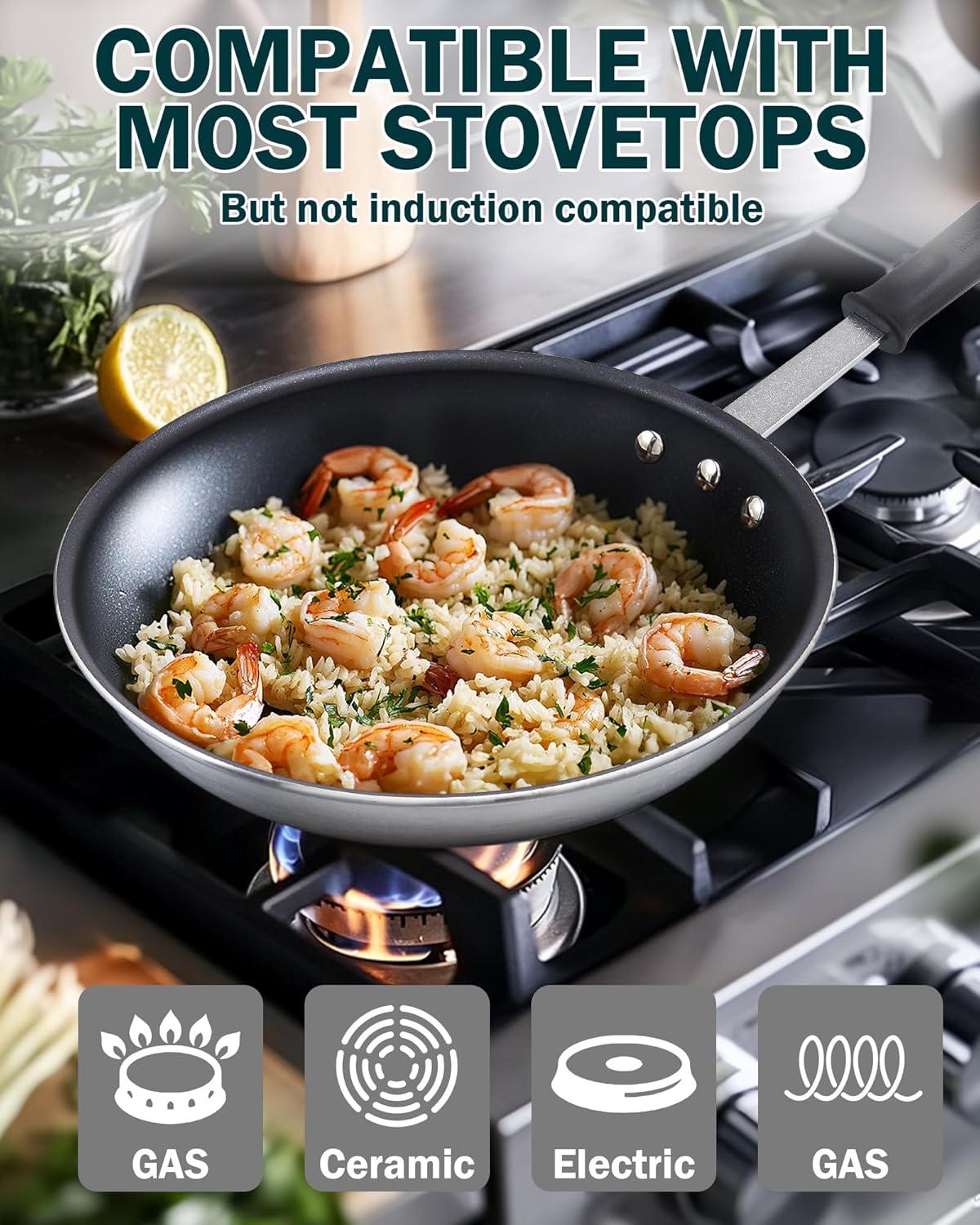 Cooks Standard Cooks Standard Professional Sauté Pan Nonstick Aluminum Frying Pan