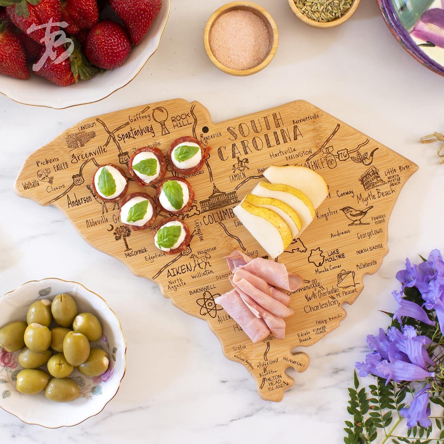 Totally Bamboo Destination South Carolina Serving and Cutting Board