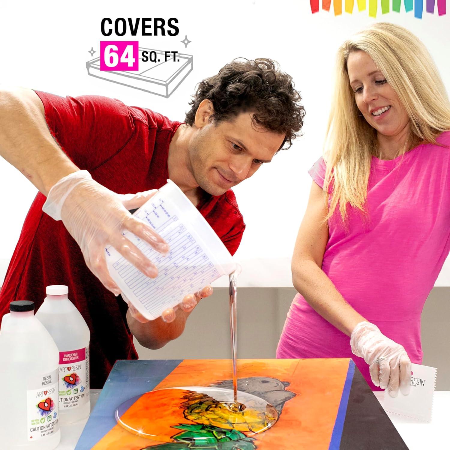 ArtResin - Epoxy Resin - Clear - Non-Toxic - 2 gal (7.57 L)