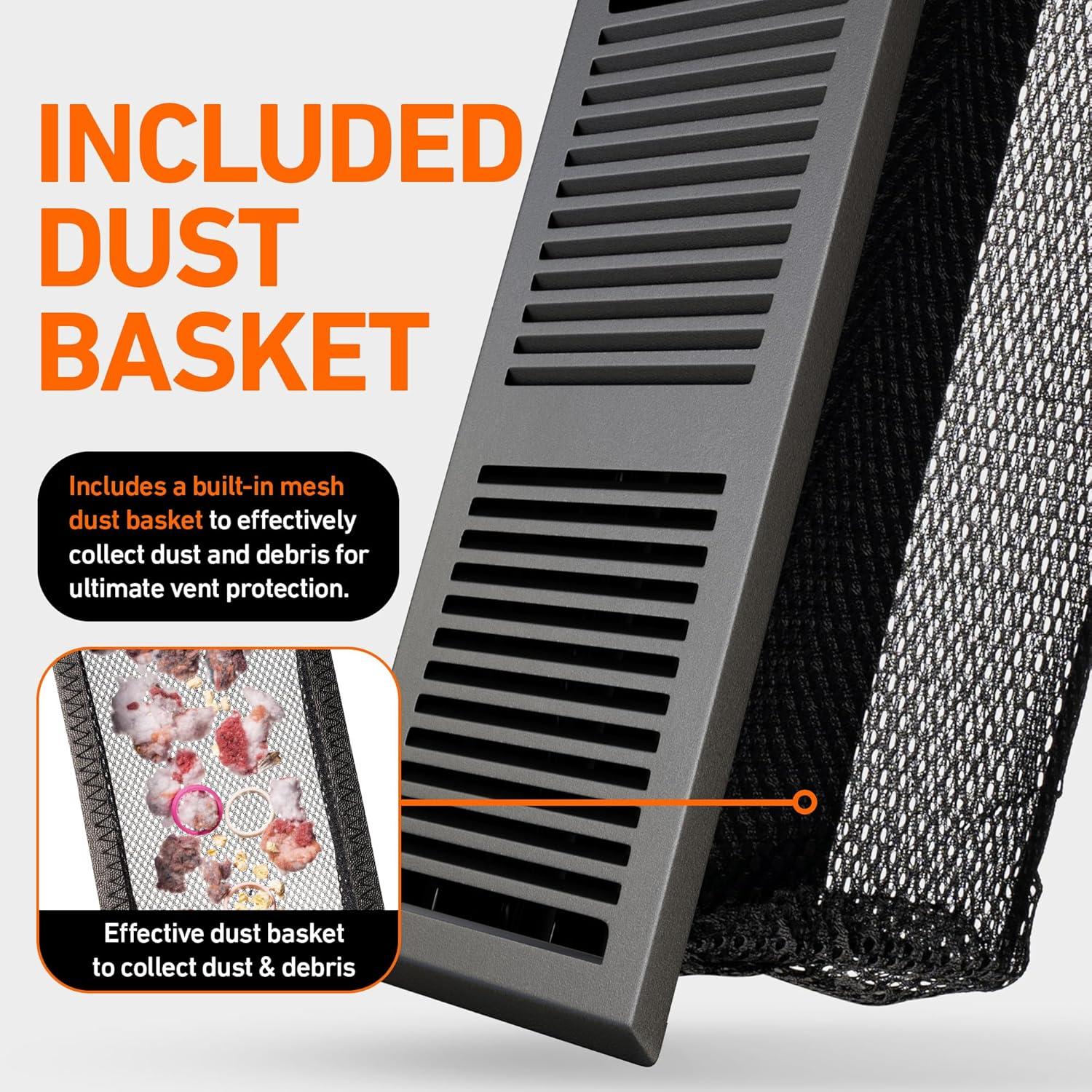 Home Intuition Contemporary Floor Vent Cover Register With Mesh Net