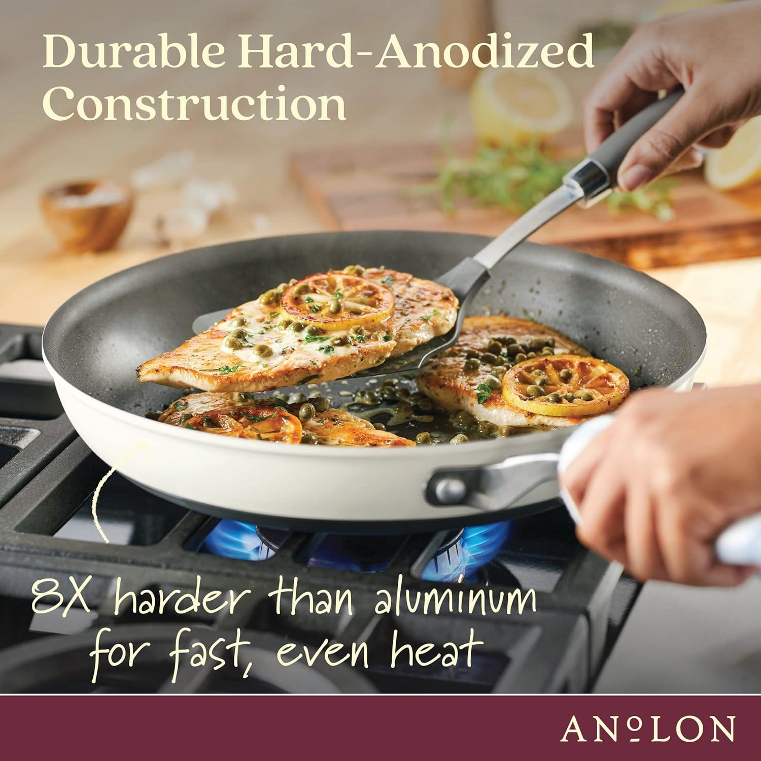 Anolon Achieve Hard Anodized Nonstick Frying Pan / Skillet