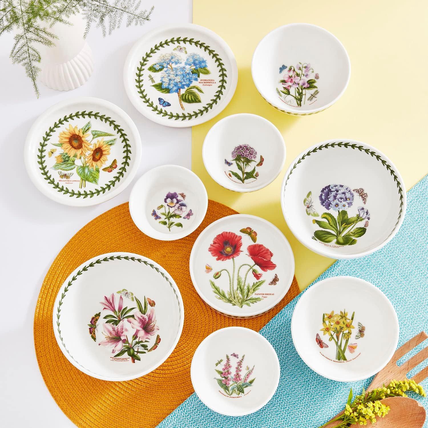 Botanic Garden 10-Piece Floral Porcelain Nesting Bowl Set