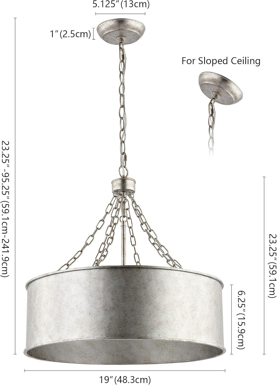 Adison Chandelier - Silver - Safavieh.