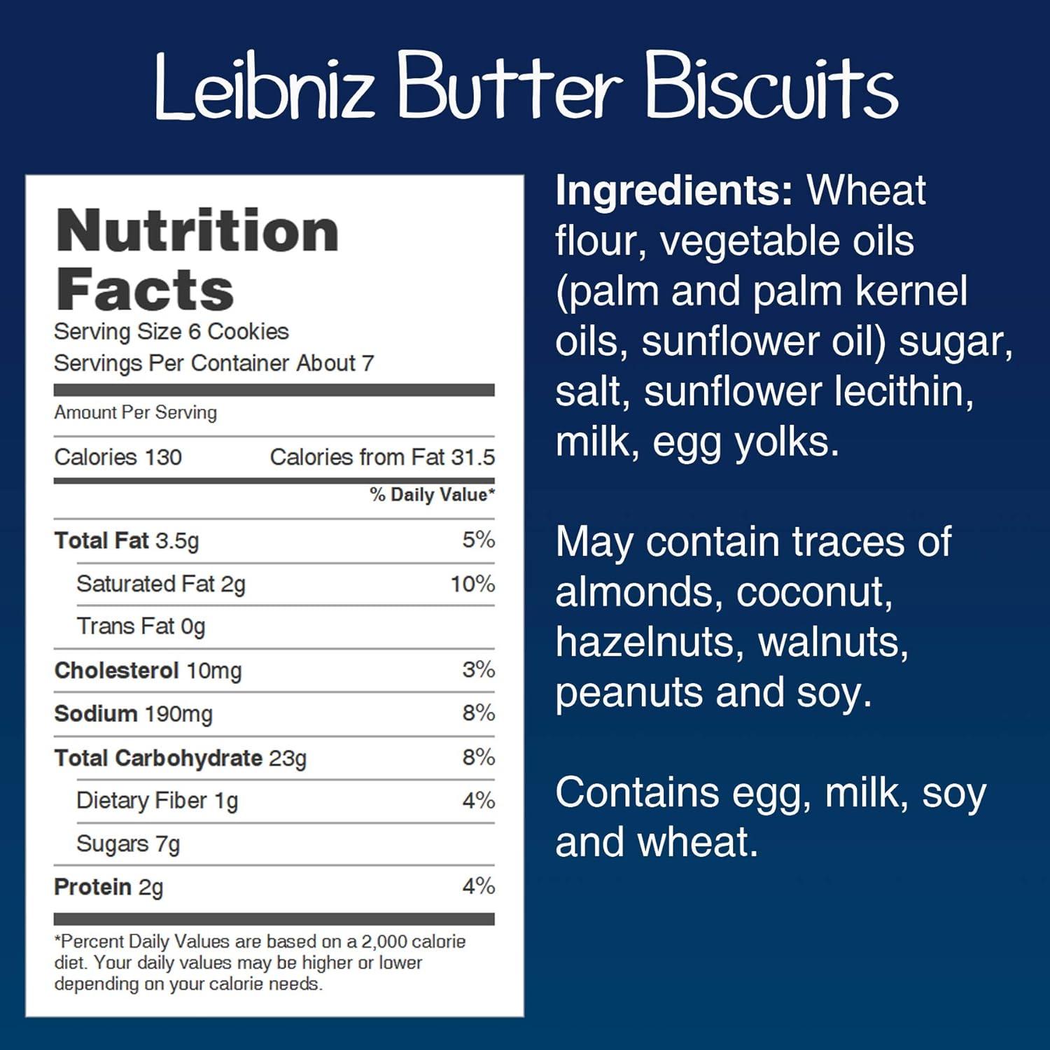 Bahlsen Leibniz Butter Biscuit Cookies (3 boxes)