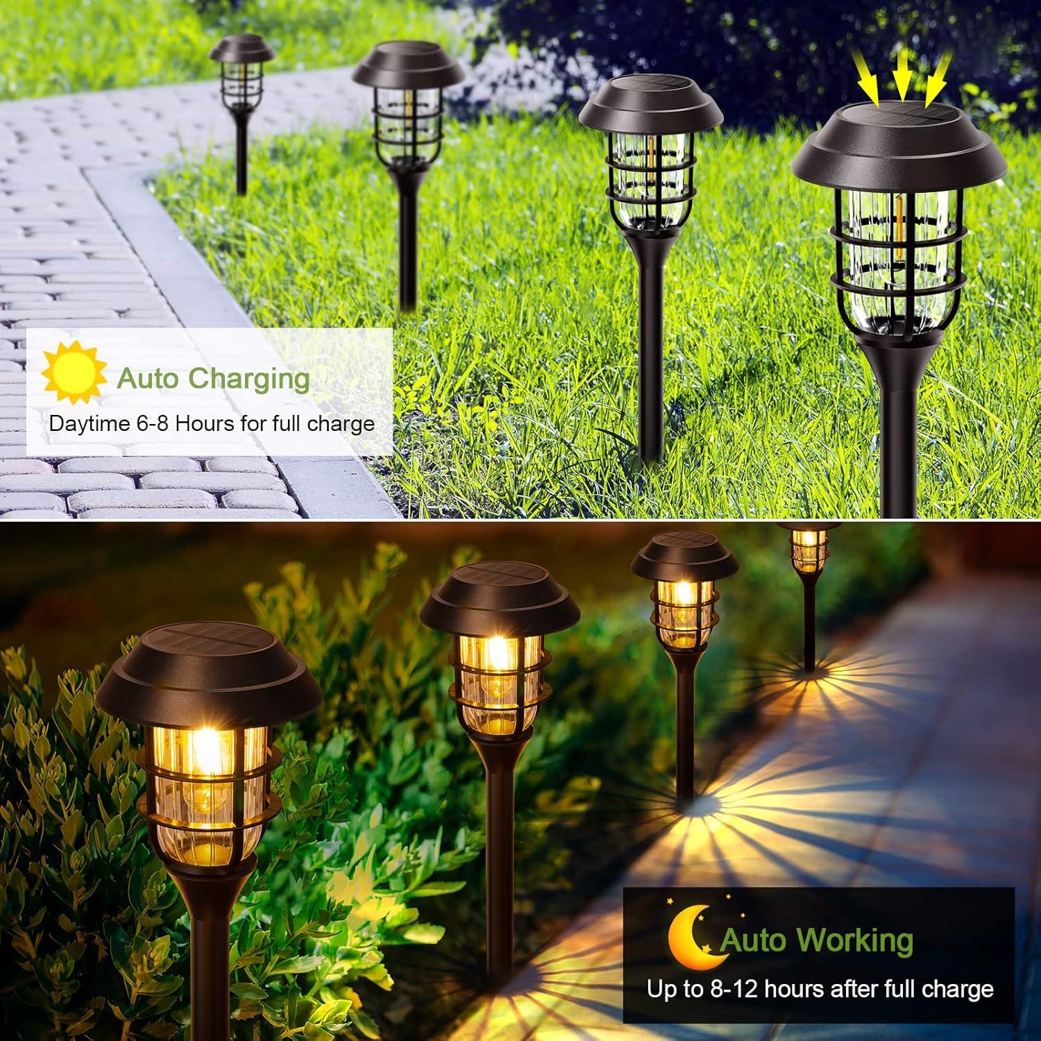 Solar Powered Pathway Light Pack