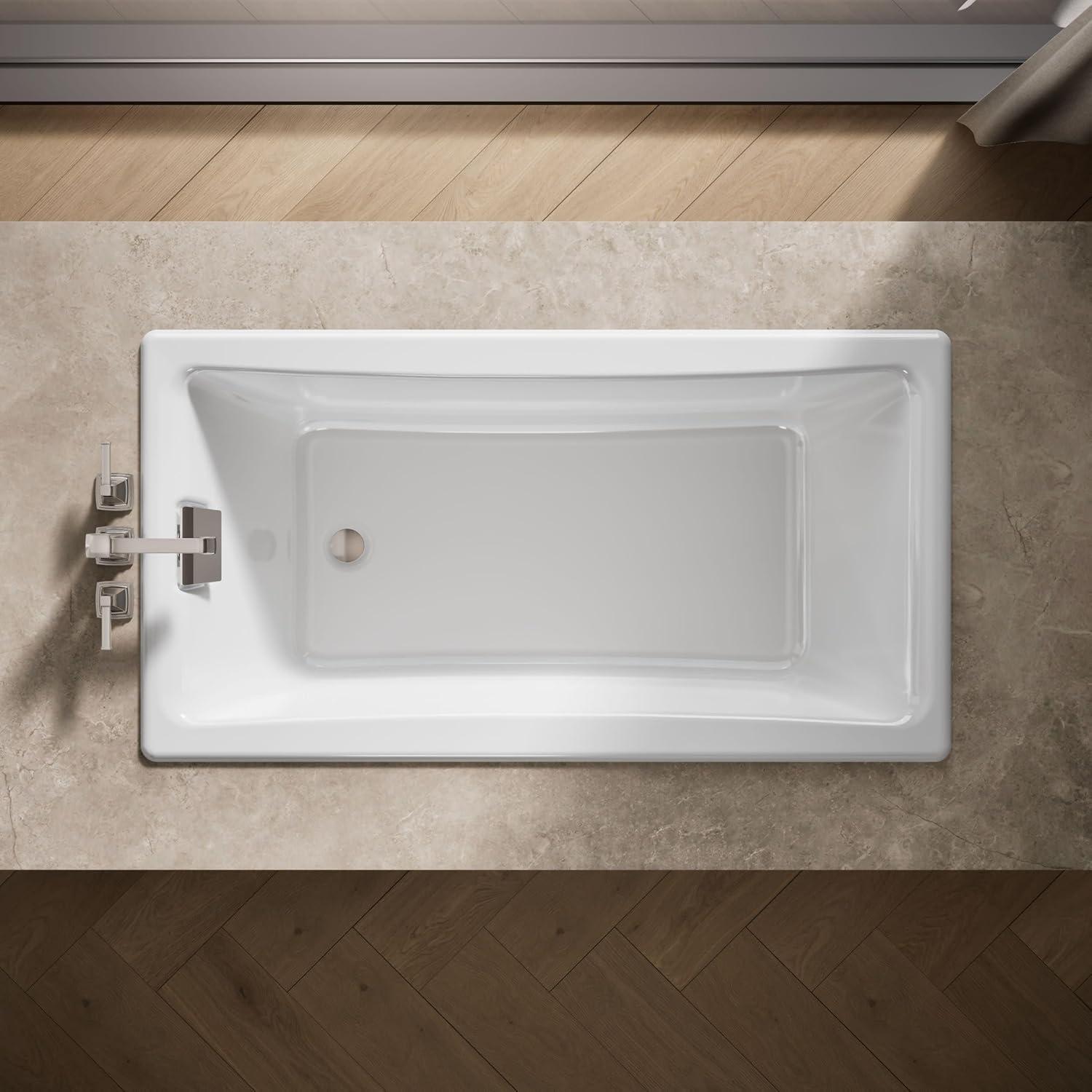 Tea-for-Two for Two 60" x 32" Drop-In Soaking Bathtub