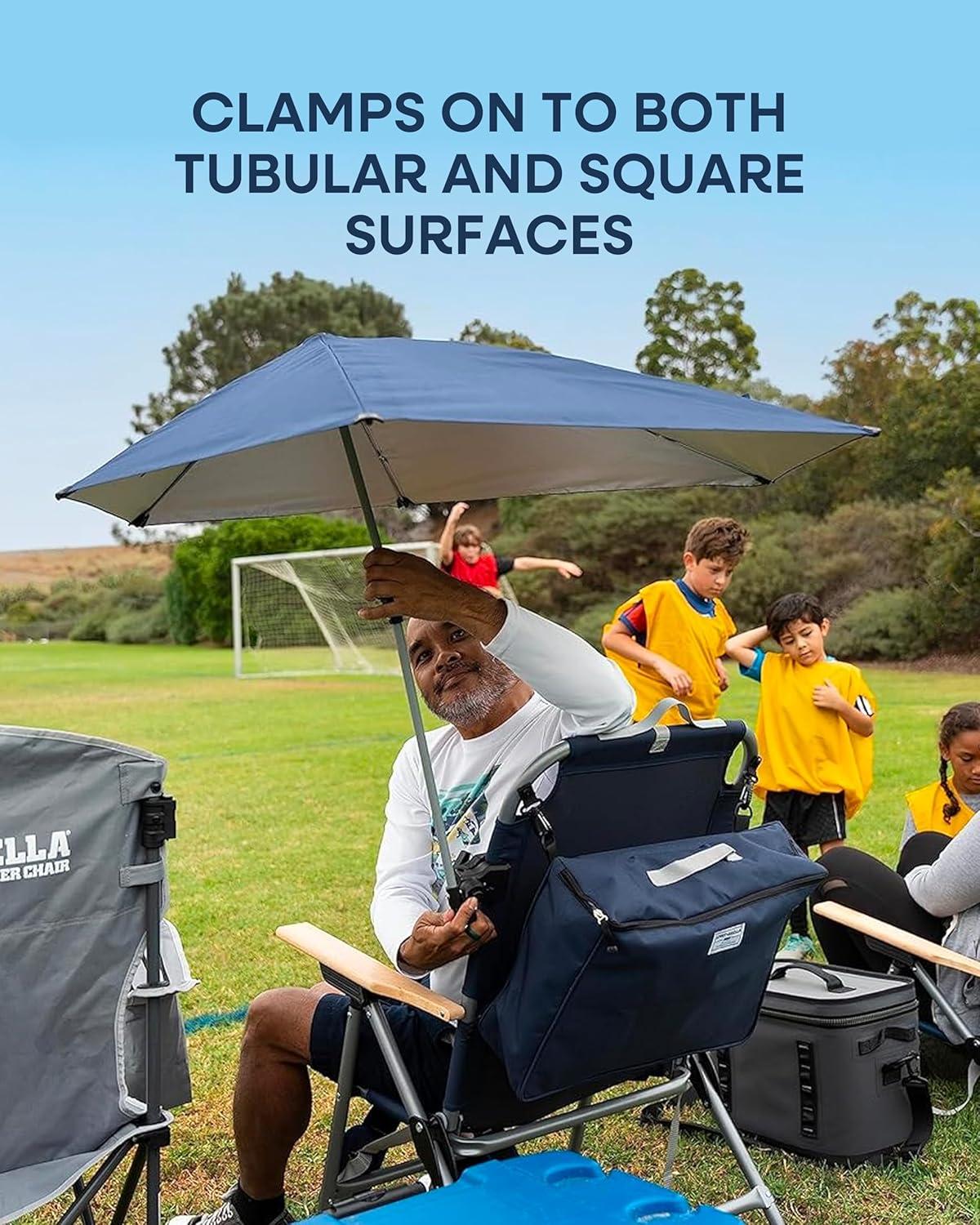 Sport-Brella Versa-Brella Umbrella with Universal Clip - Midnight Blue