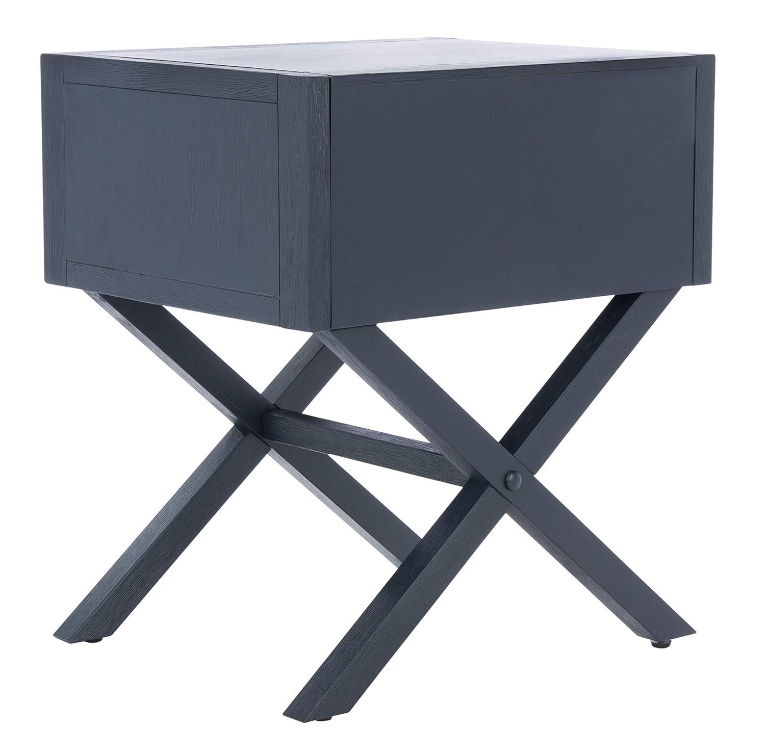 Sadie 1 Drawer Nightstand - NST9200 - Navy - Safavieh