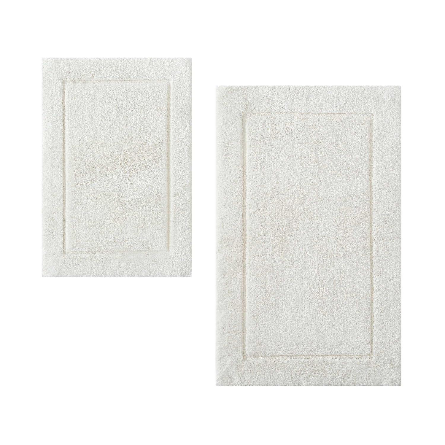 Calvin Klein Essence Solid Cotton 2 Piece Bath Rug Set