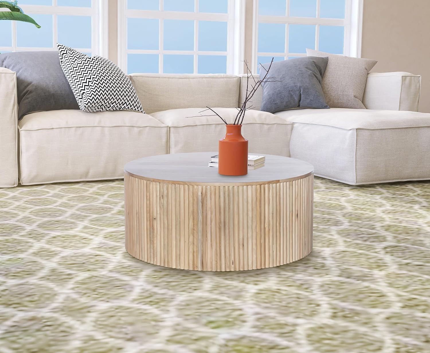 Meridian Furniture Oakhill Natural Coffee Table