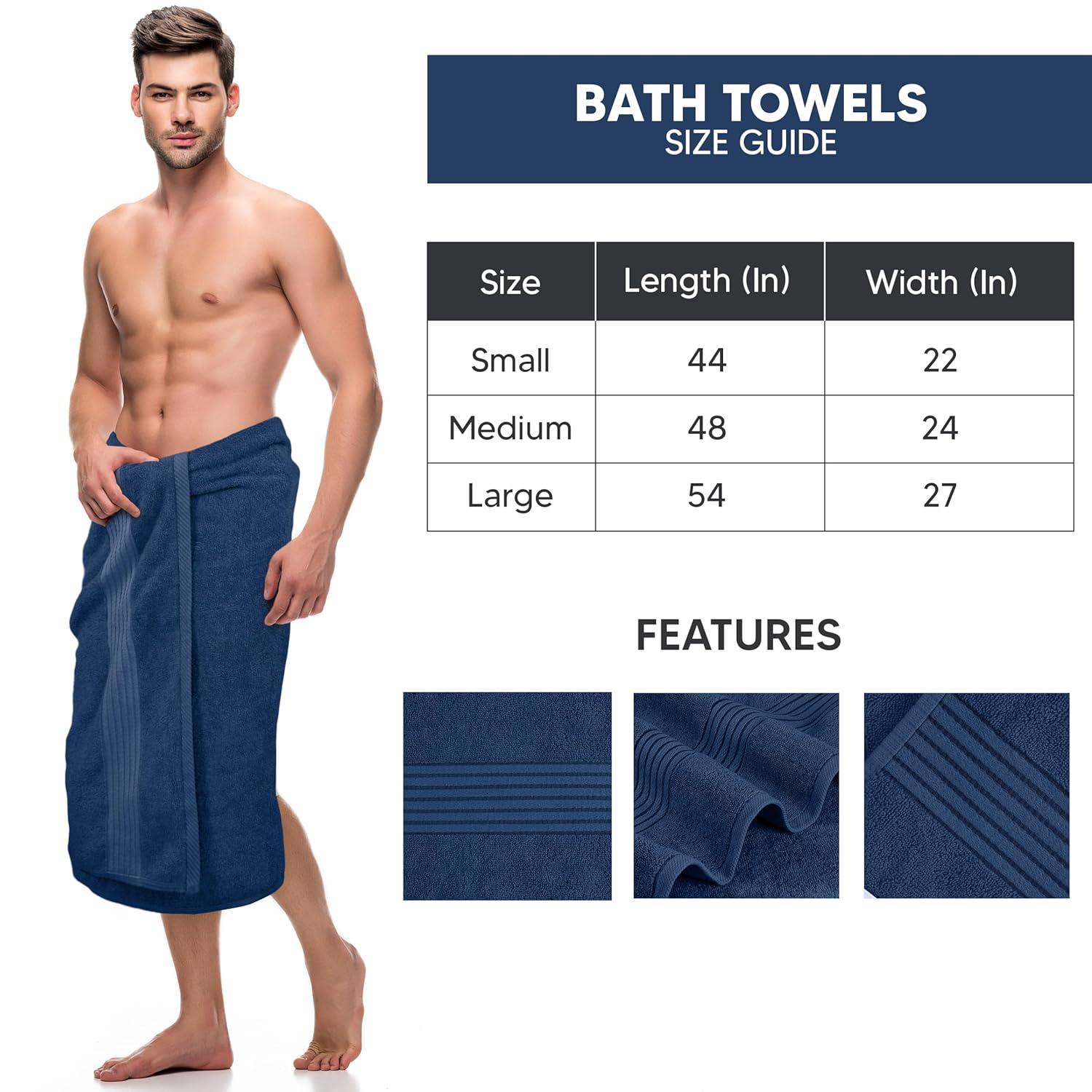 Utopia Towels - Bath Towels Set, Navy Blue - Luxurious 700 GSM 100% Ring Spun Cotton - Quick Dry, Highly Absorbent, Soft Feel Towels, Perfect for Daily Use (Pack of 4)
