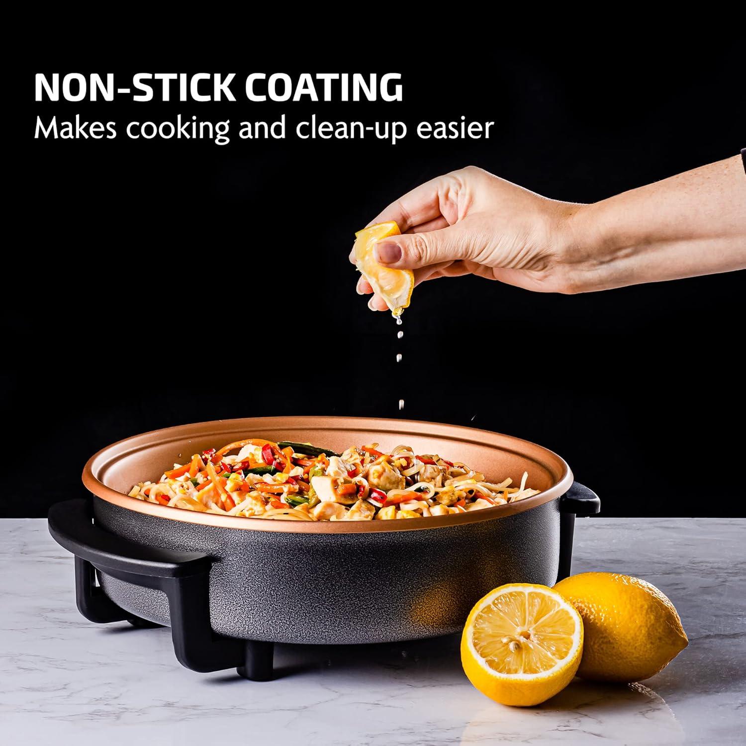 Ovente OVENTE 12" Electric Skillet and Frying Pan