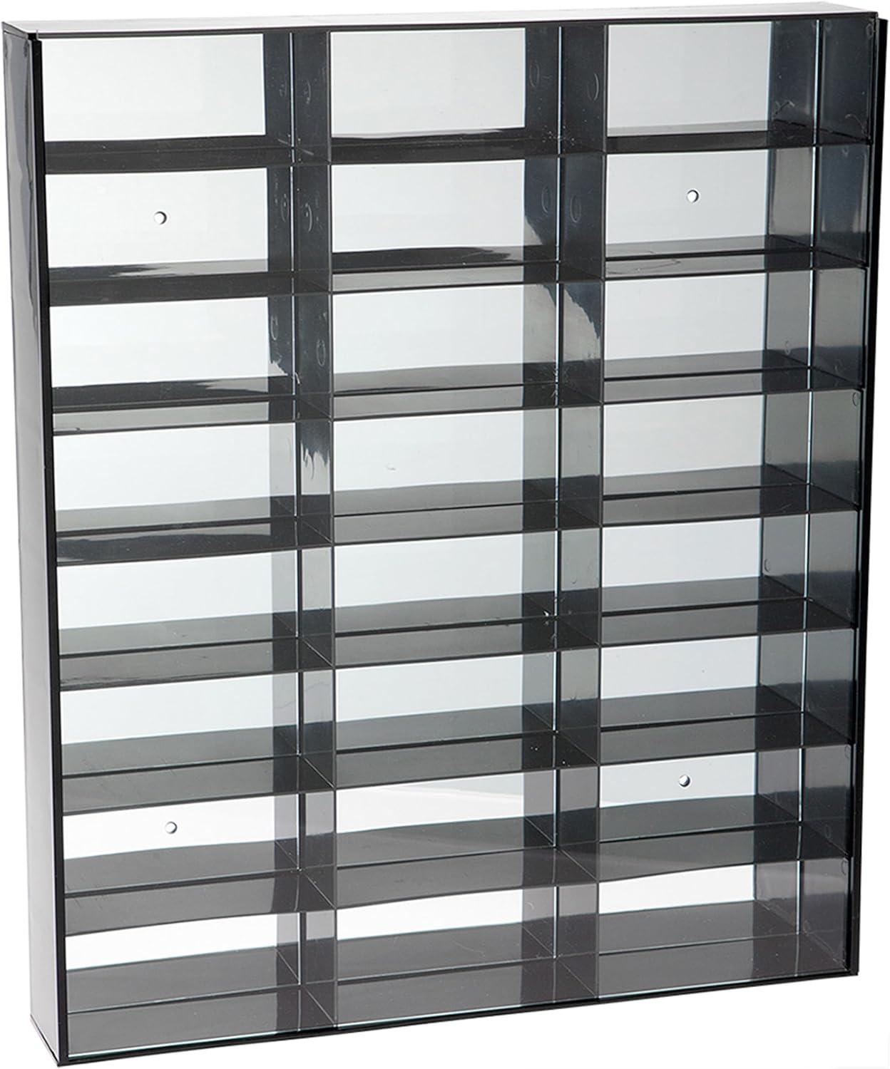 Protech AFSBM 24 Slot Acrylic Display Case for 3" - 4" Action Figures (Wall-Mount), 18" W x 15.25" H x 2.5" D