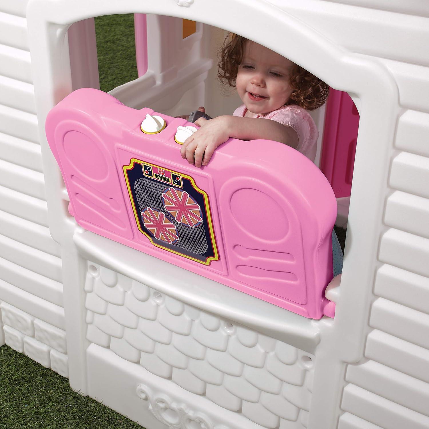 Step2 Sweetheart Pink Toddler Playhouse Plastic Kids Outdoor Toy