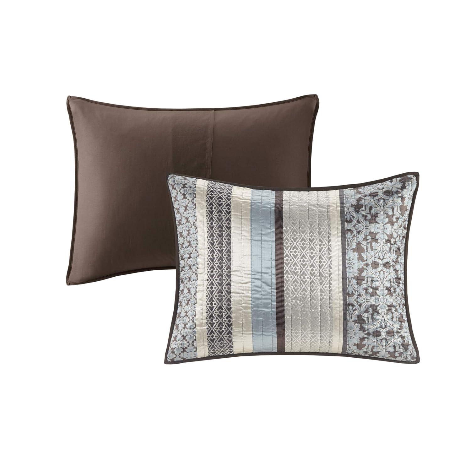 Madison Park Jacquard Quilt Set with Throw Pillows