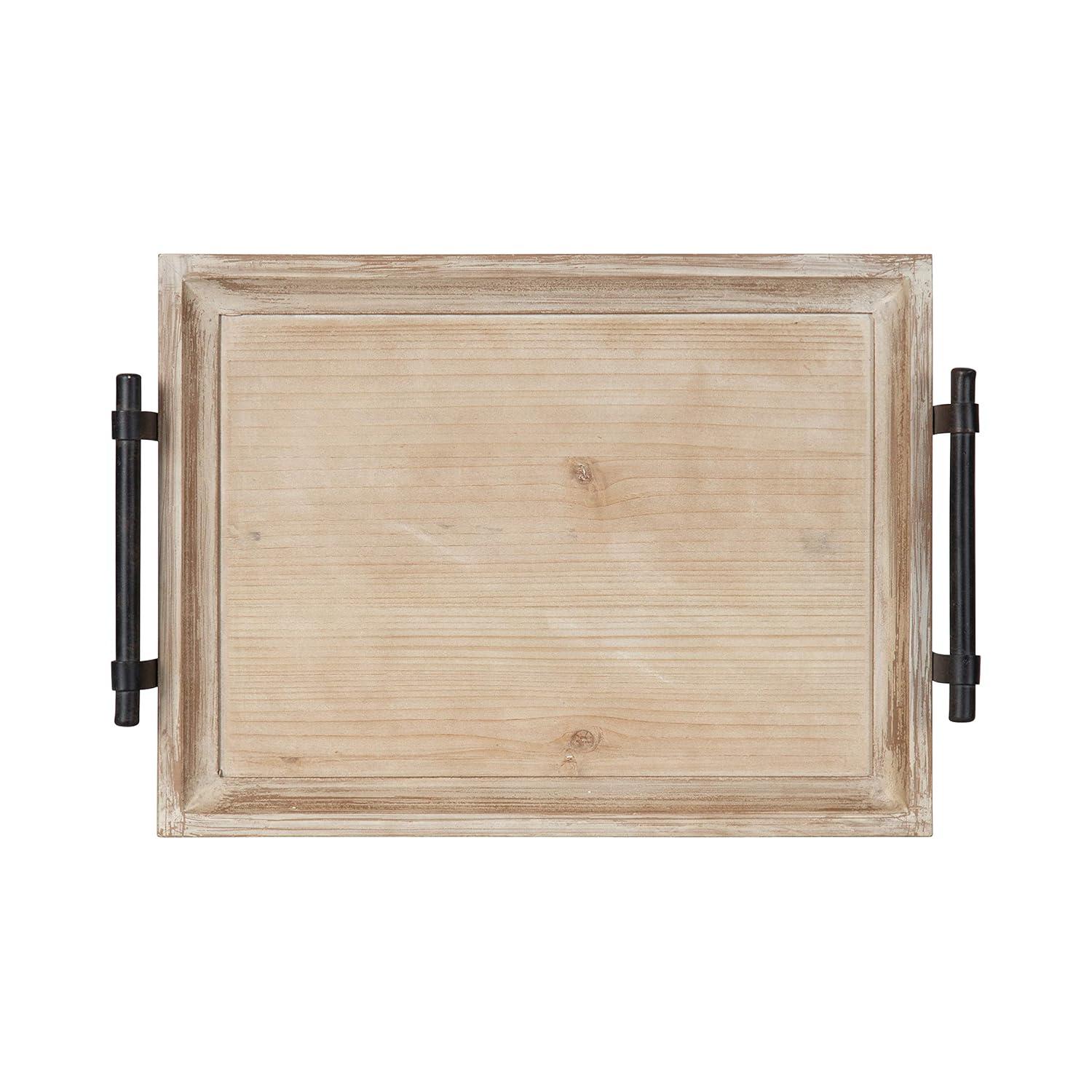 Kate and Laurel Bruillet Tray, 12x16, Brown