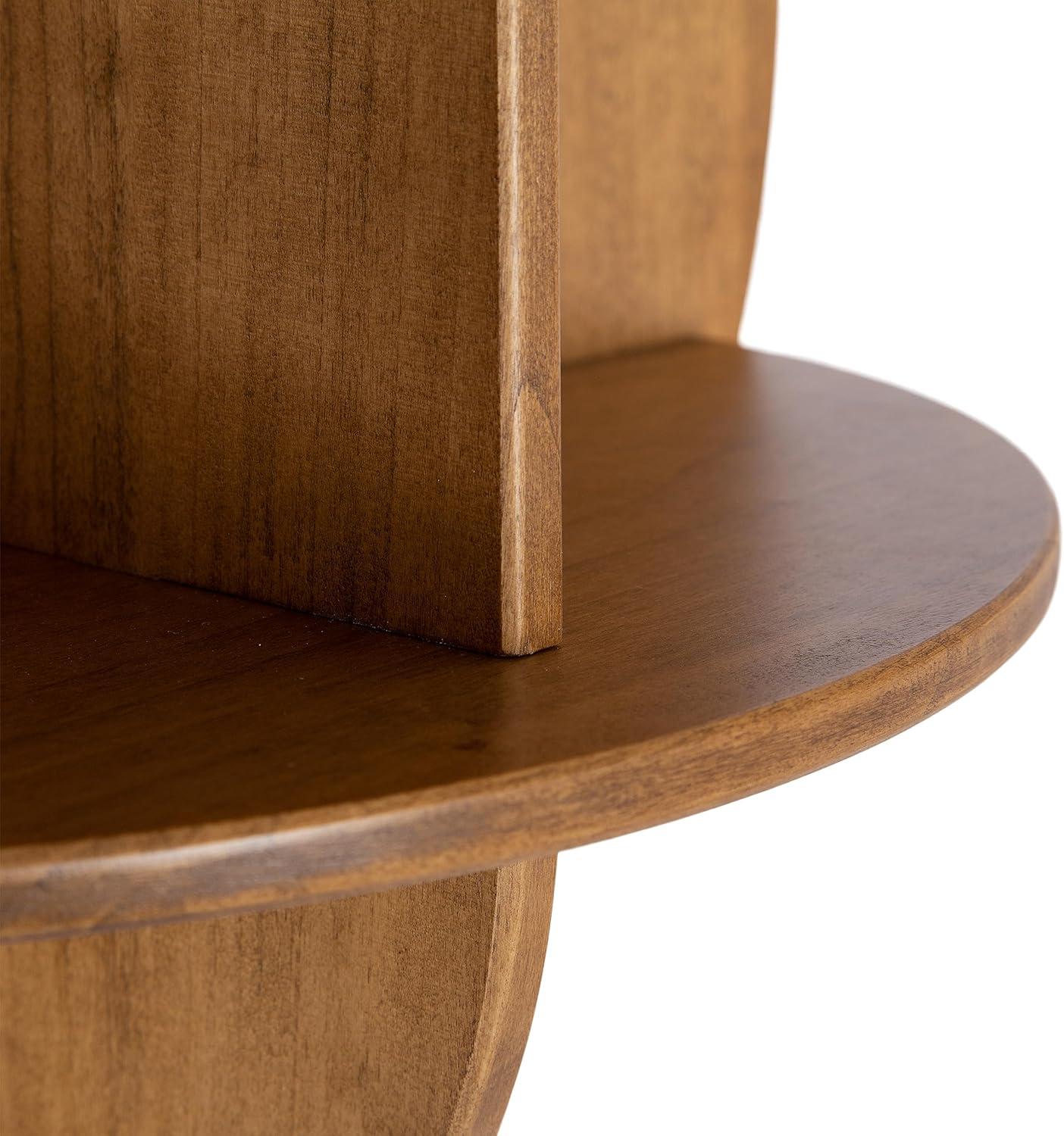 Kate and Laurel Jalla Wood Floating Side Table