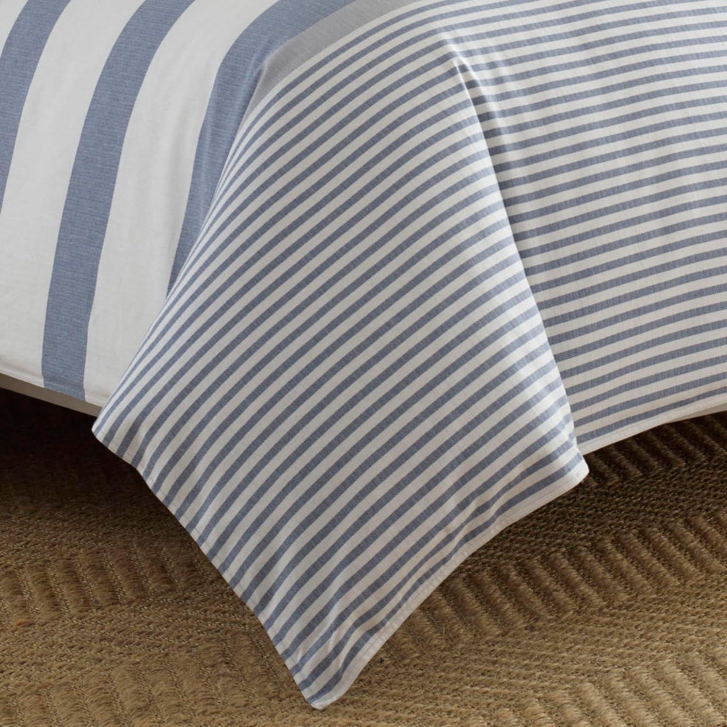 Nautica Nautica Fairwater Cotton Blue Duvet Cover Set