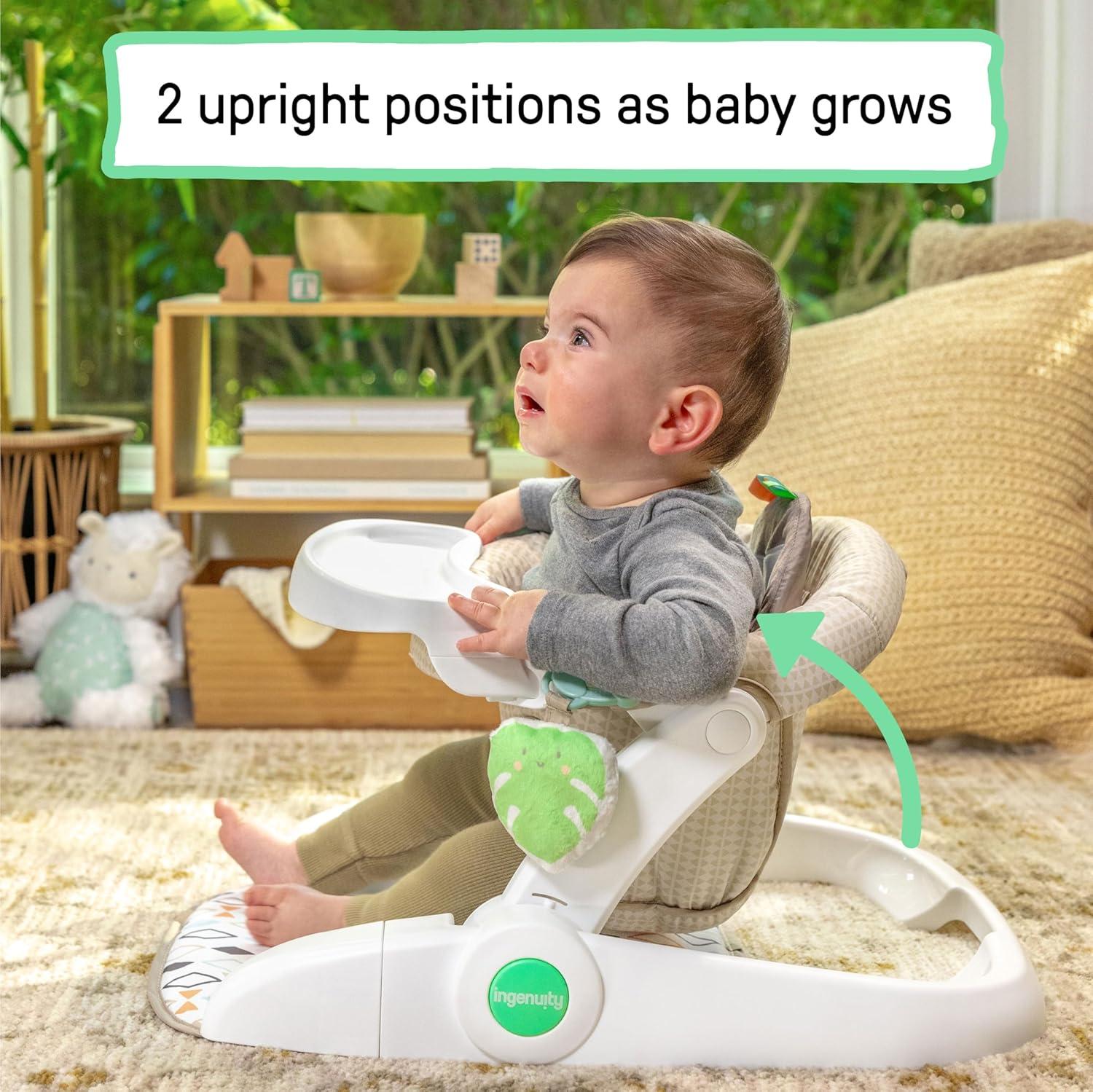 Ingenuity Prop Spot 2-in-1 Sit-Up Infant Floor Seat - Green