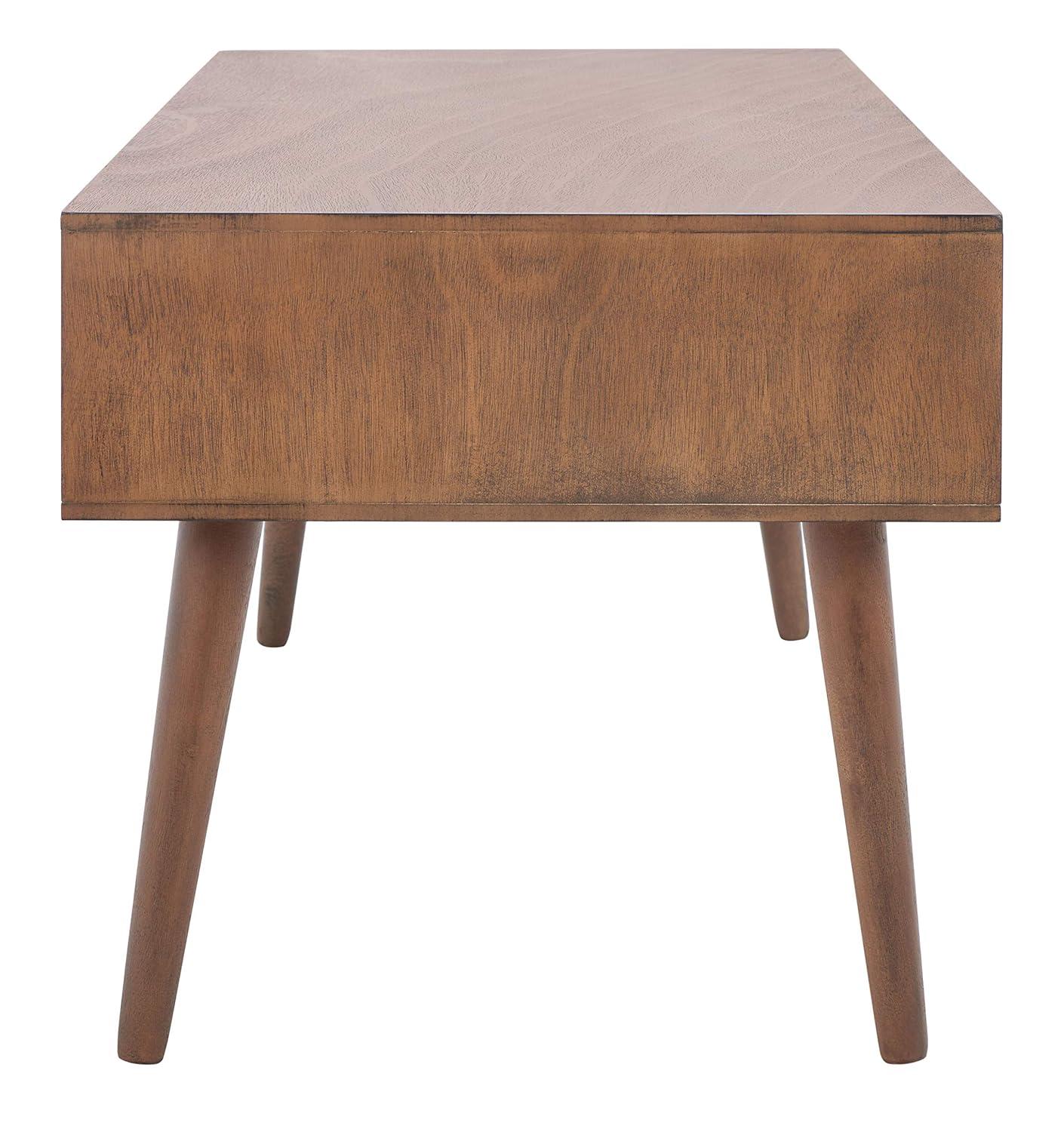 Mozart Mid-Century Coffee Table - Brown - Safavieh