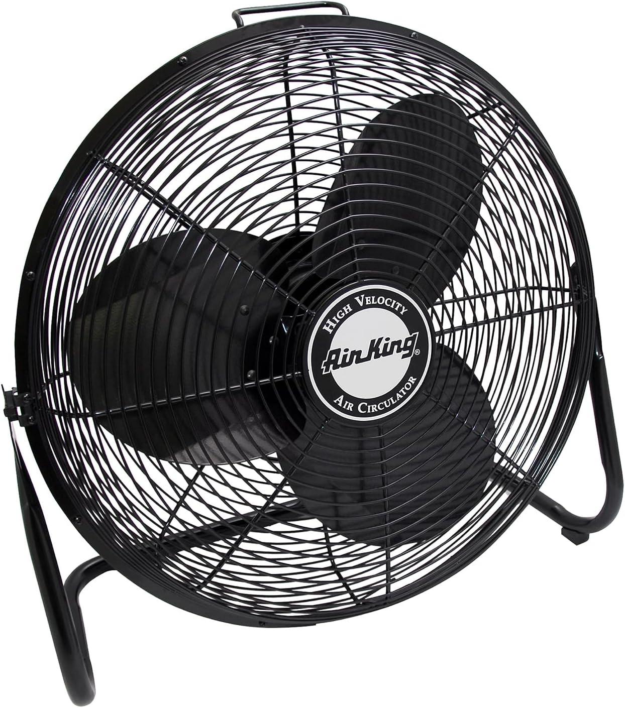Air King 3-Speed Indoor Industrial Open Motor Pivoting Floor Fan | Wayfair
